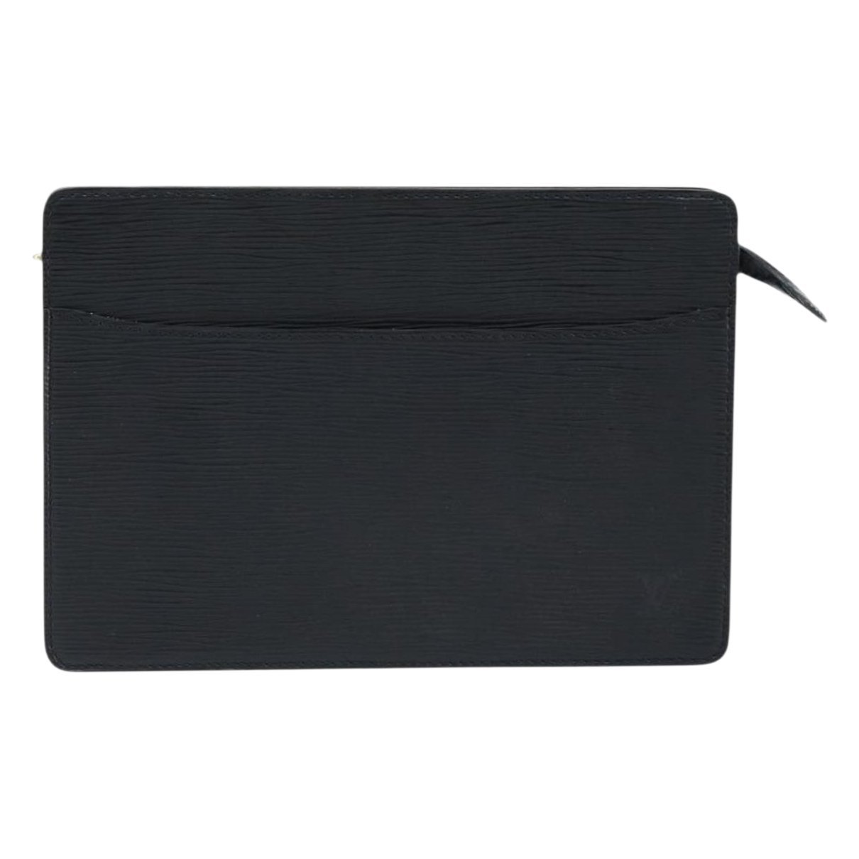 Leather clutch bag