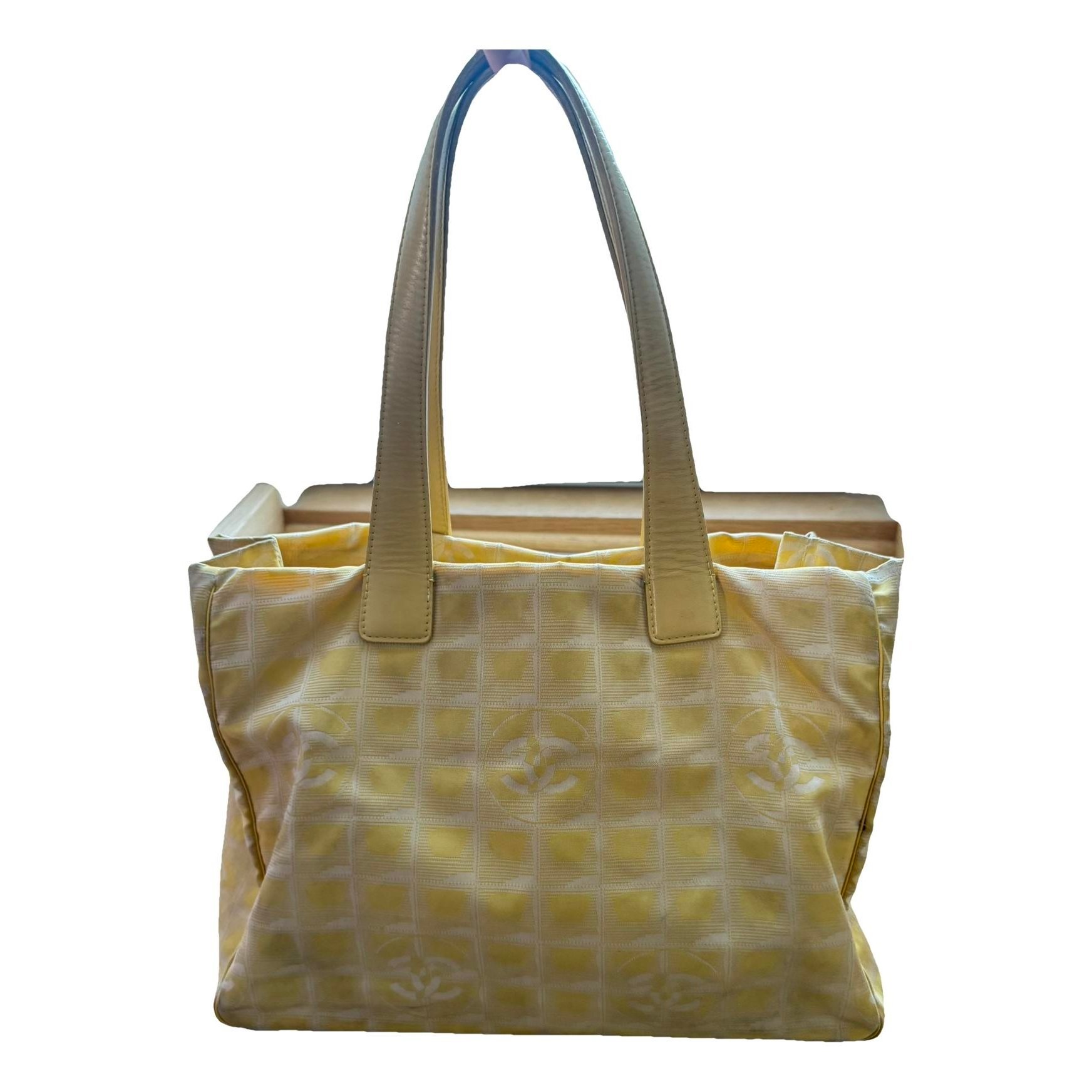 Patent leather tote