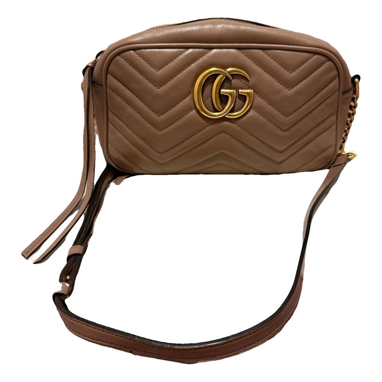 GG Marmont Triple zip leather crossbody bag