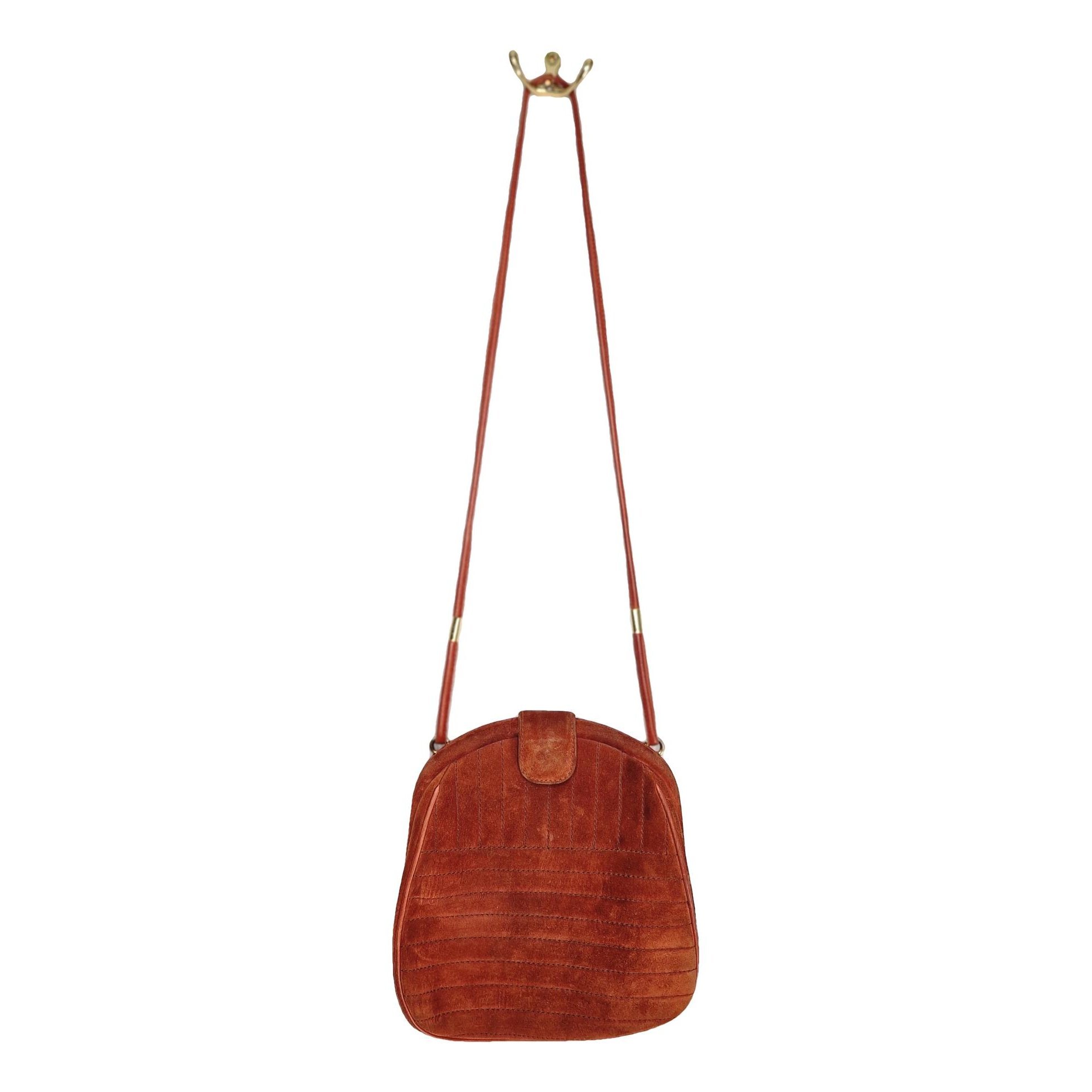 Leather clutch bag