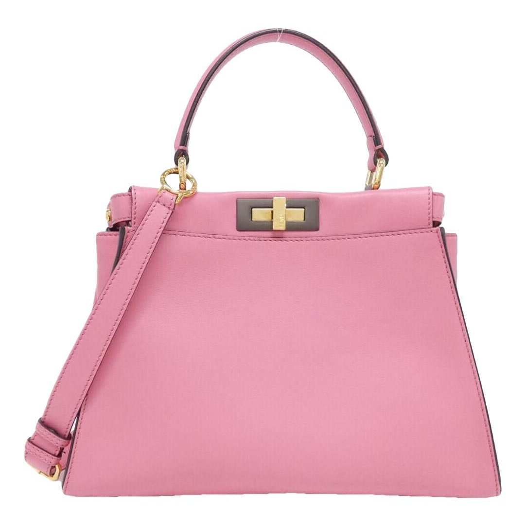 Peekaboo leather handbag