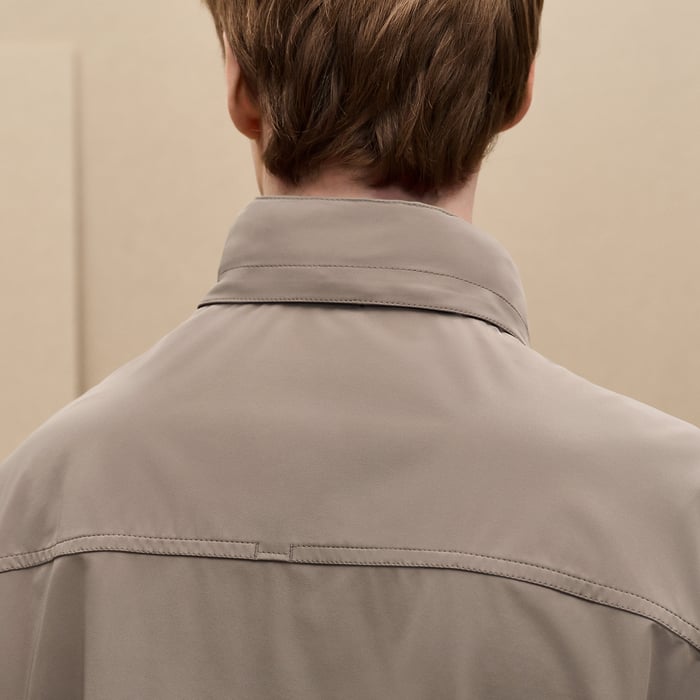 Tourbe Jacket With Foldable Hood