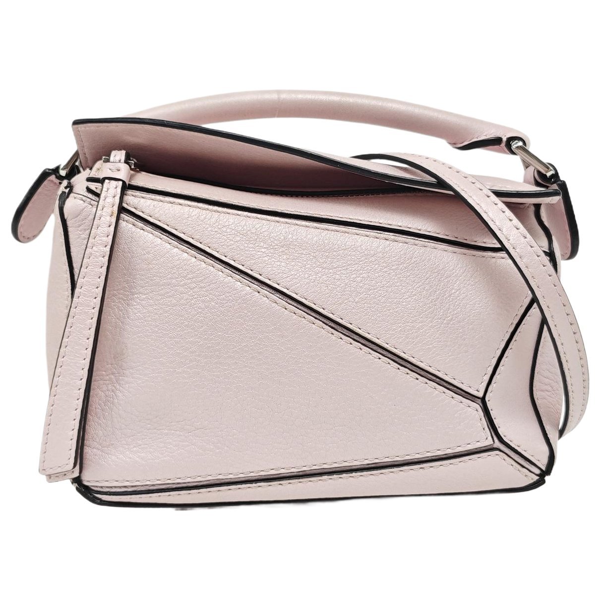 Puzzle leather mini bag