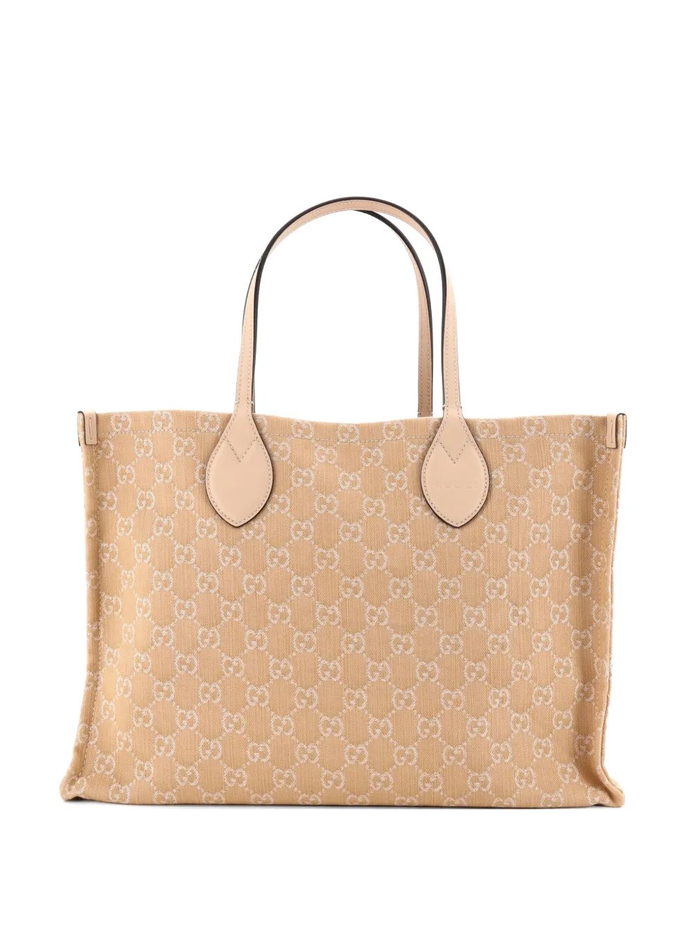 Ophidia Shopper GG Denim Large tote bag