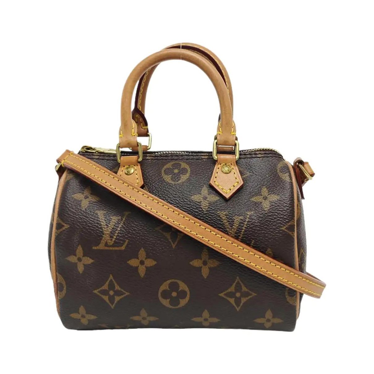 Nano Speedy / Mini HL leather handbag