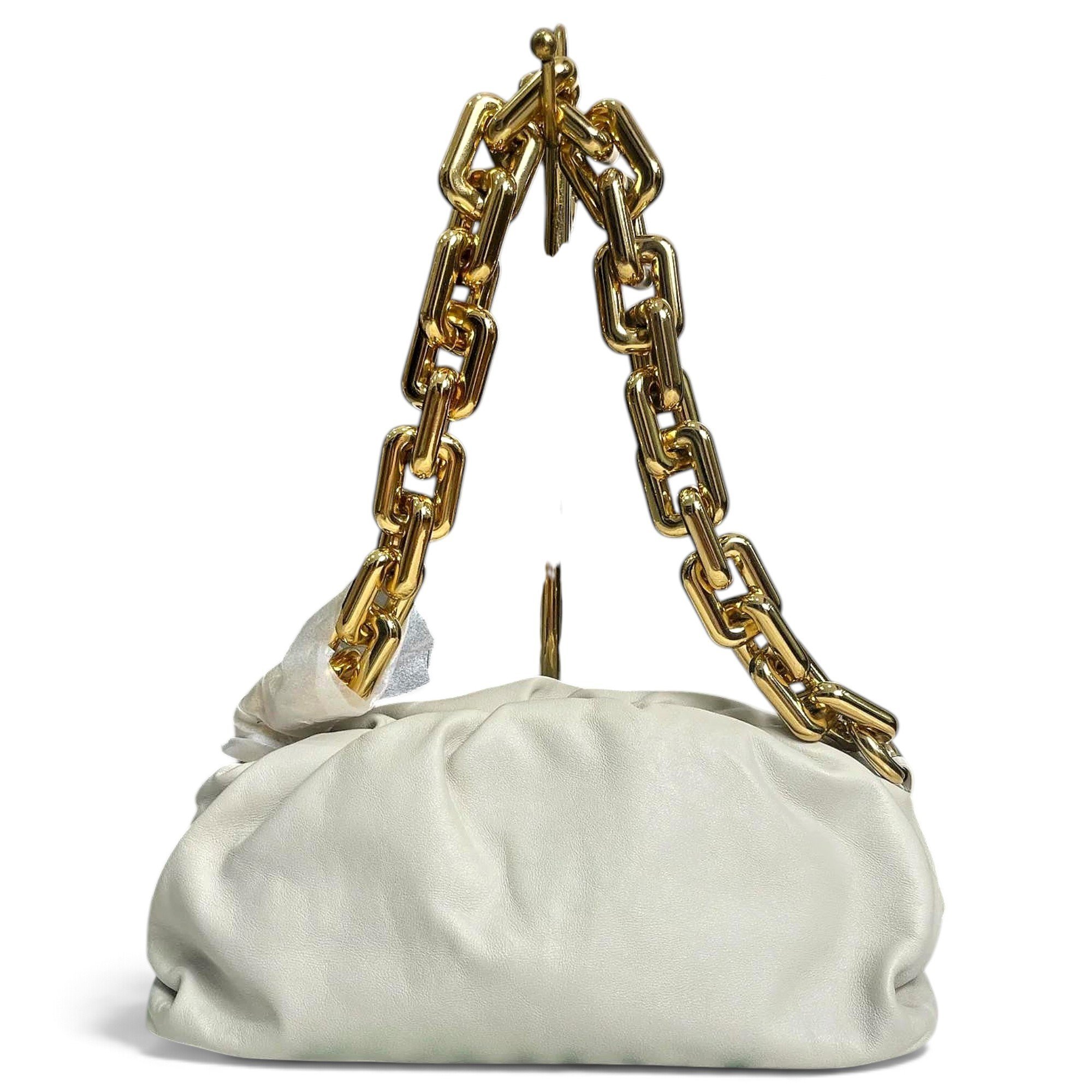 Chain Pouch leather handbag