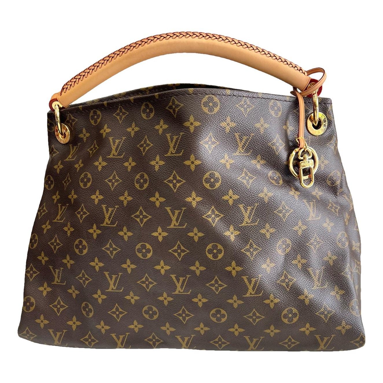Artsy leather handbag
