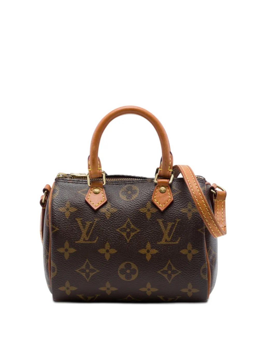Louis Vuitton 2019 Monogram Nano Speedy Bandouliere satchel