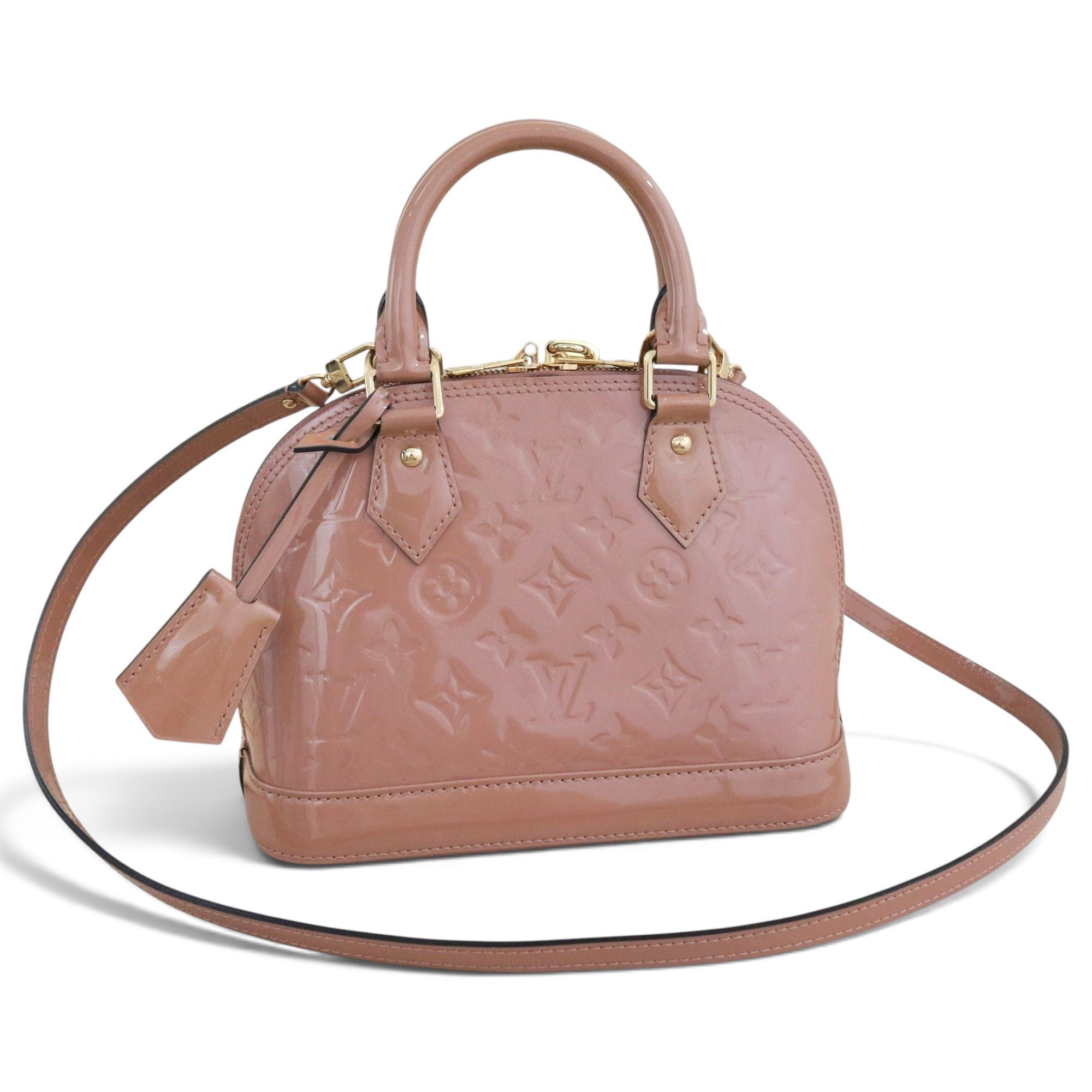 Alma BB patent leather handbag