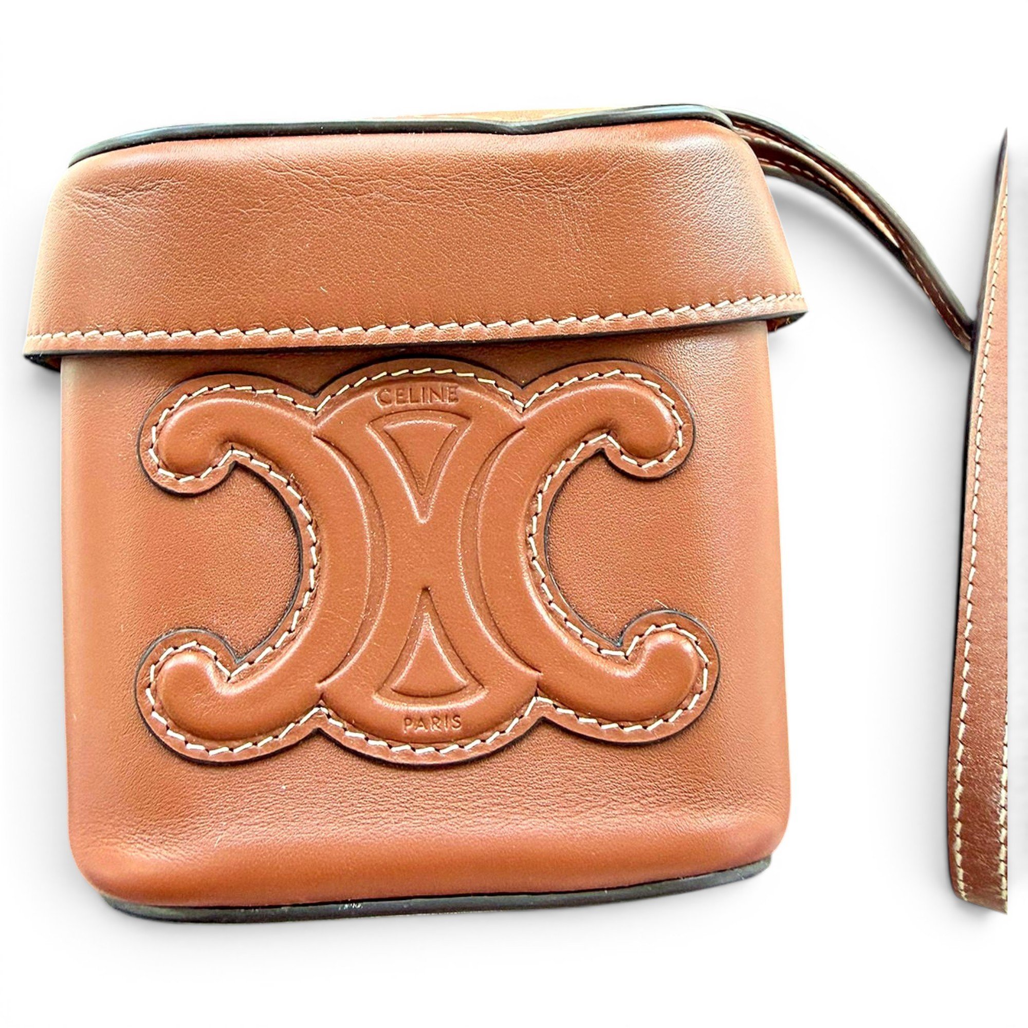 Leather crossbody bag