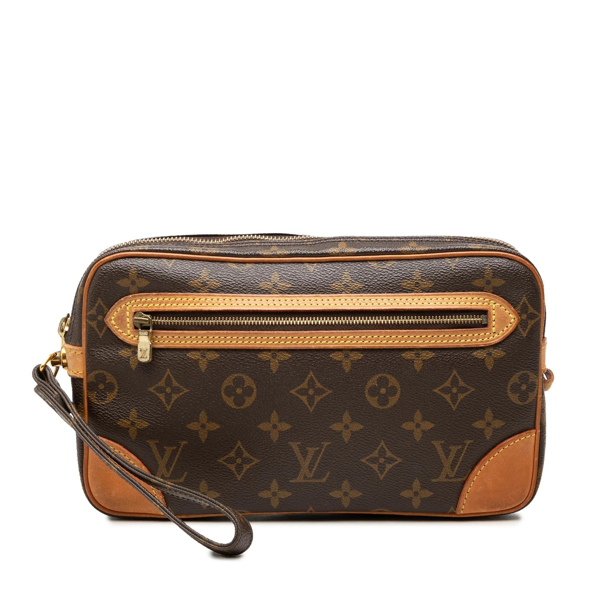 Marly Dragonne leather clutch bag