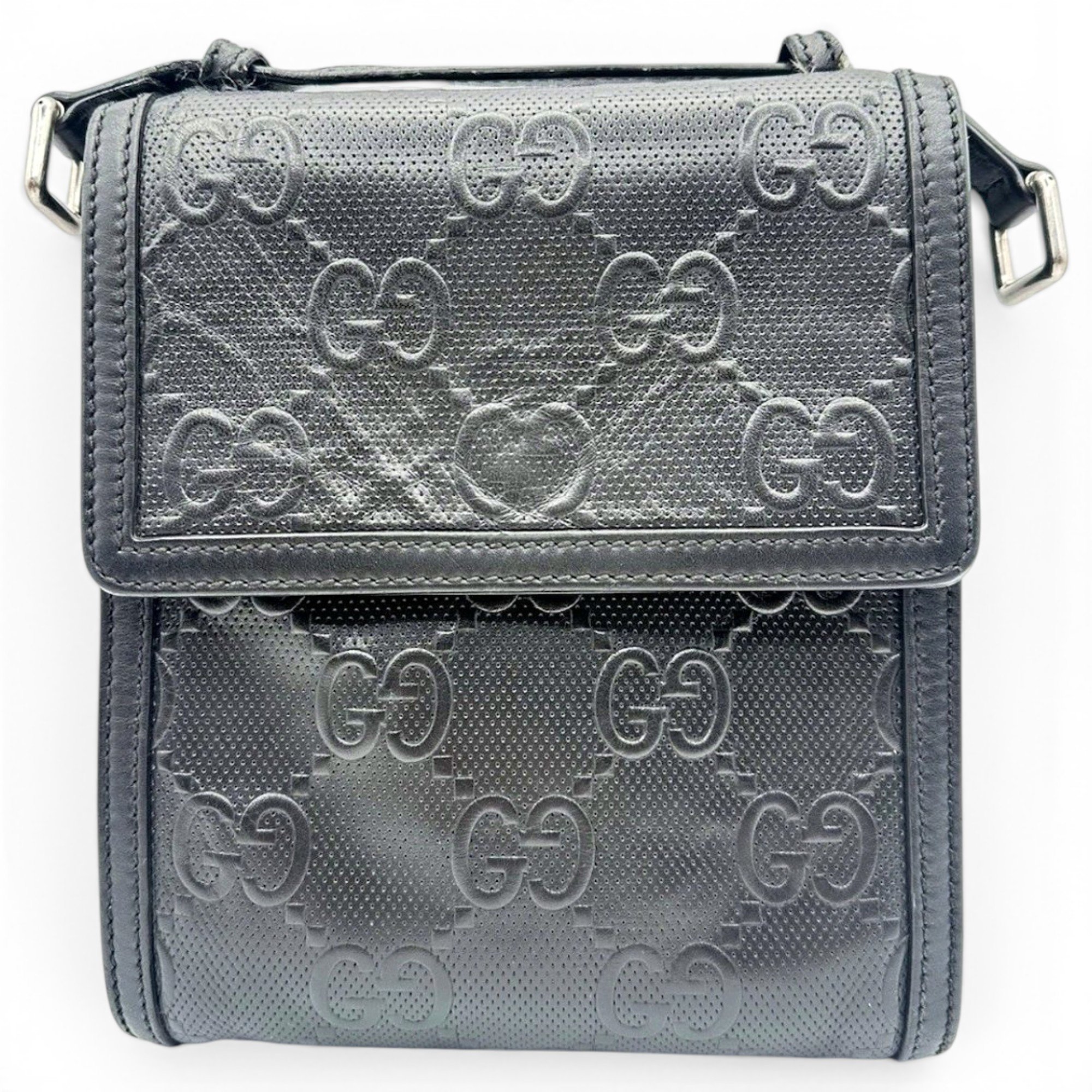 Leather crossbody bag