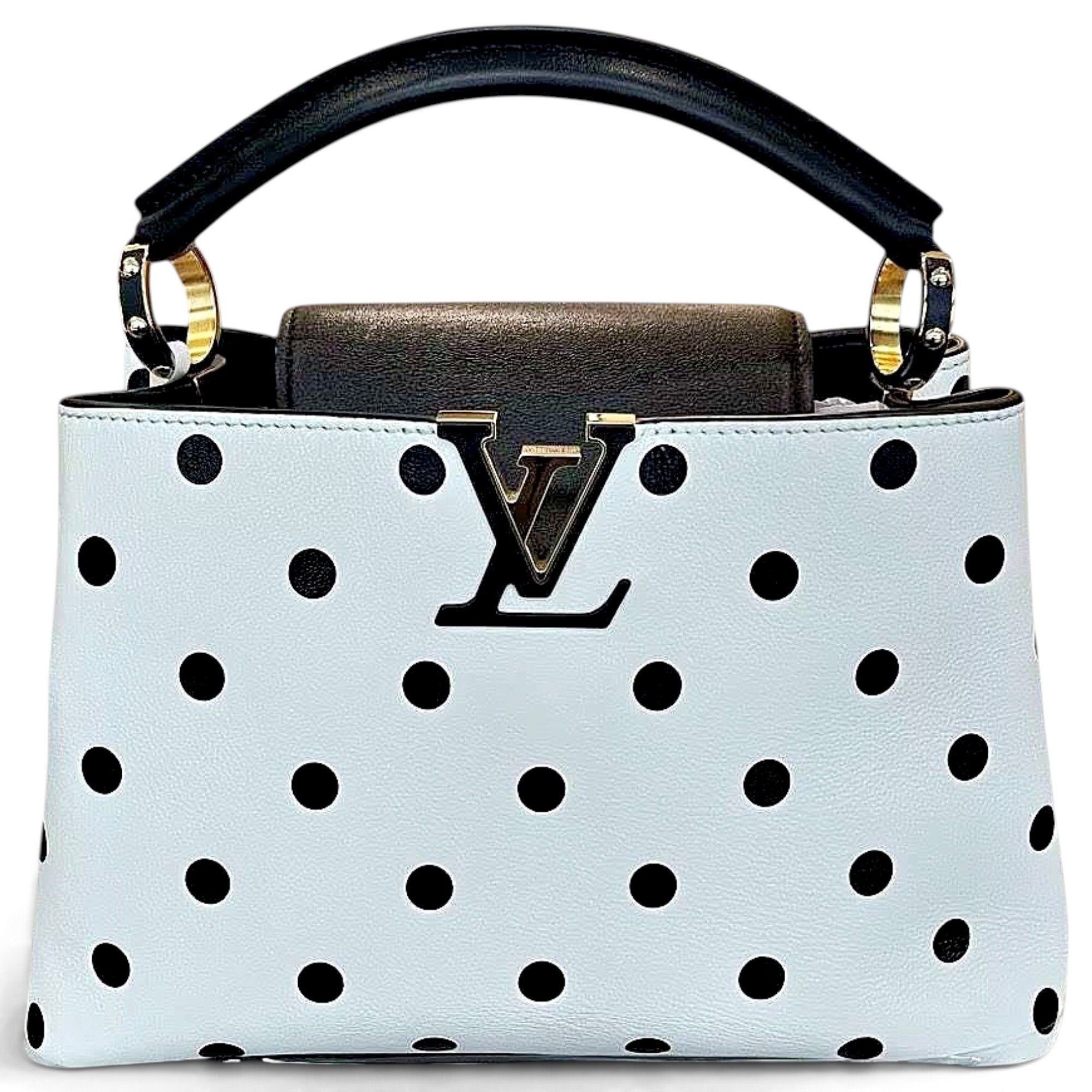 Capucines leather handbag
