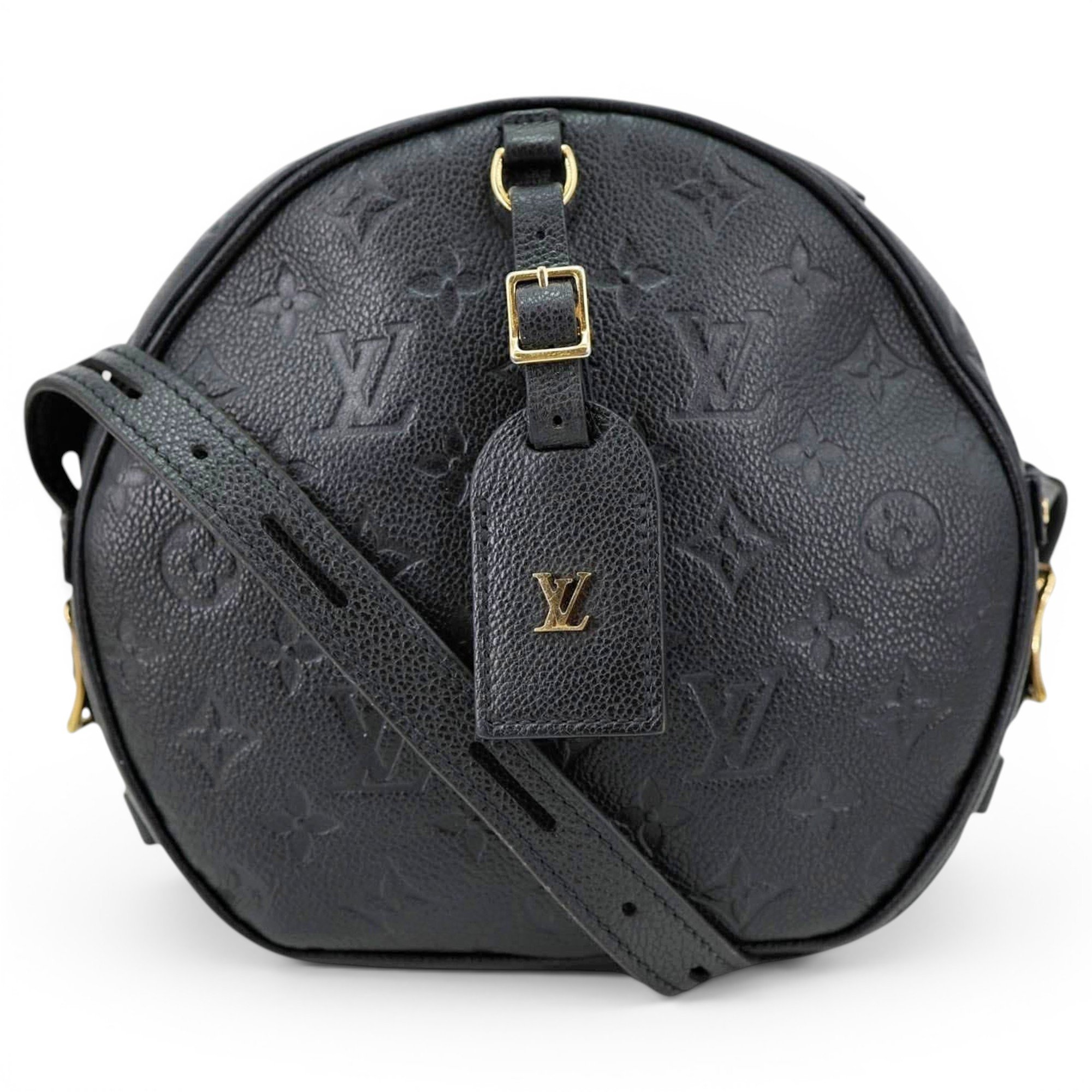 Boîte chapeau souple leather handbag