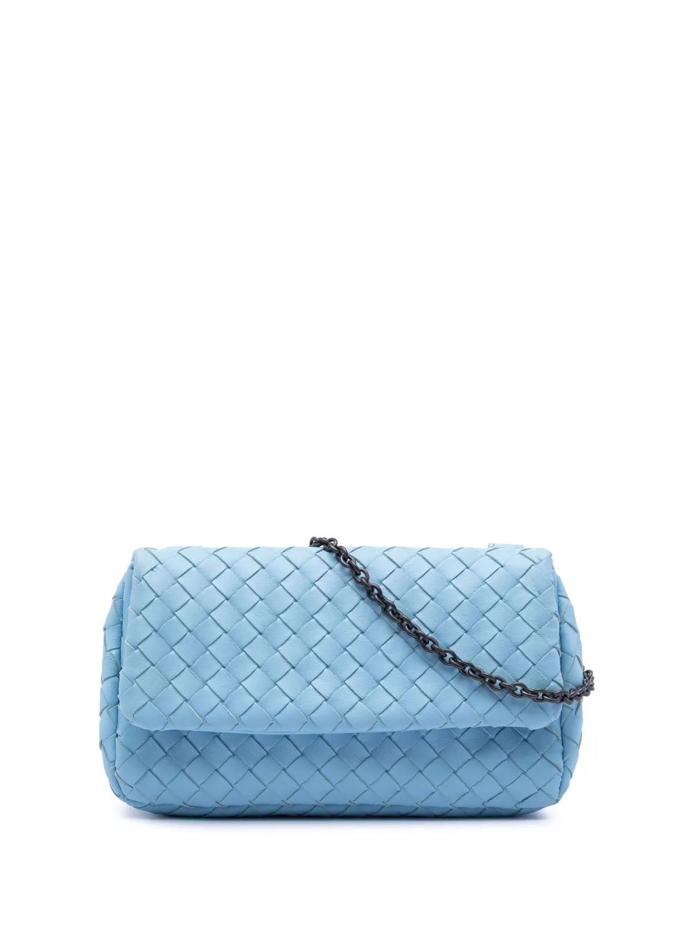 2012-2026 Mini Nappa Intrecciato Expandable Chain Flap crossbody bag