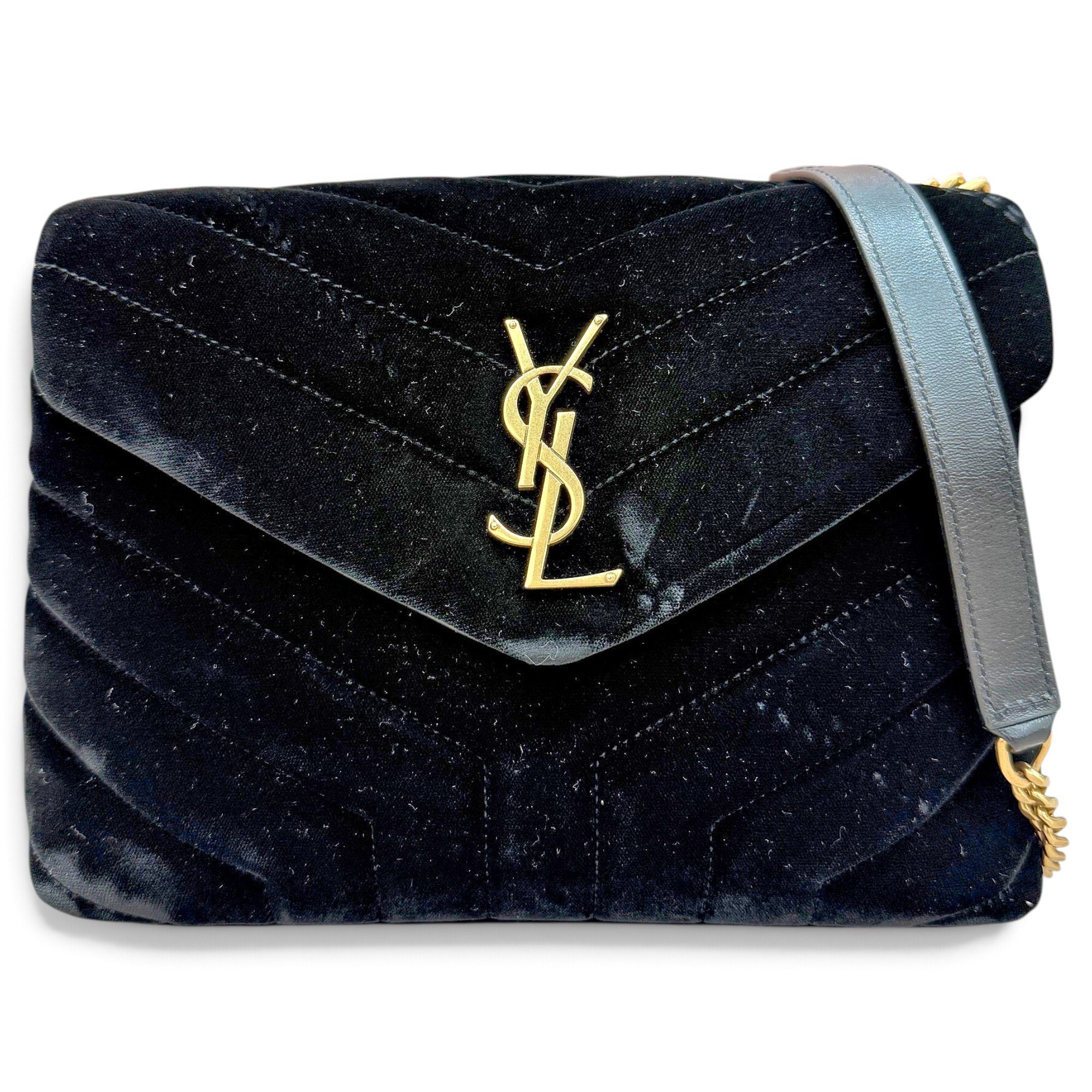 Loulou velvet handbag
