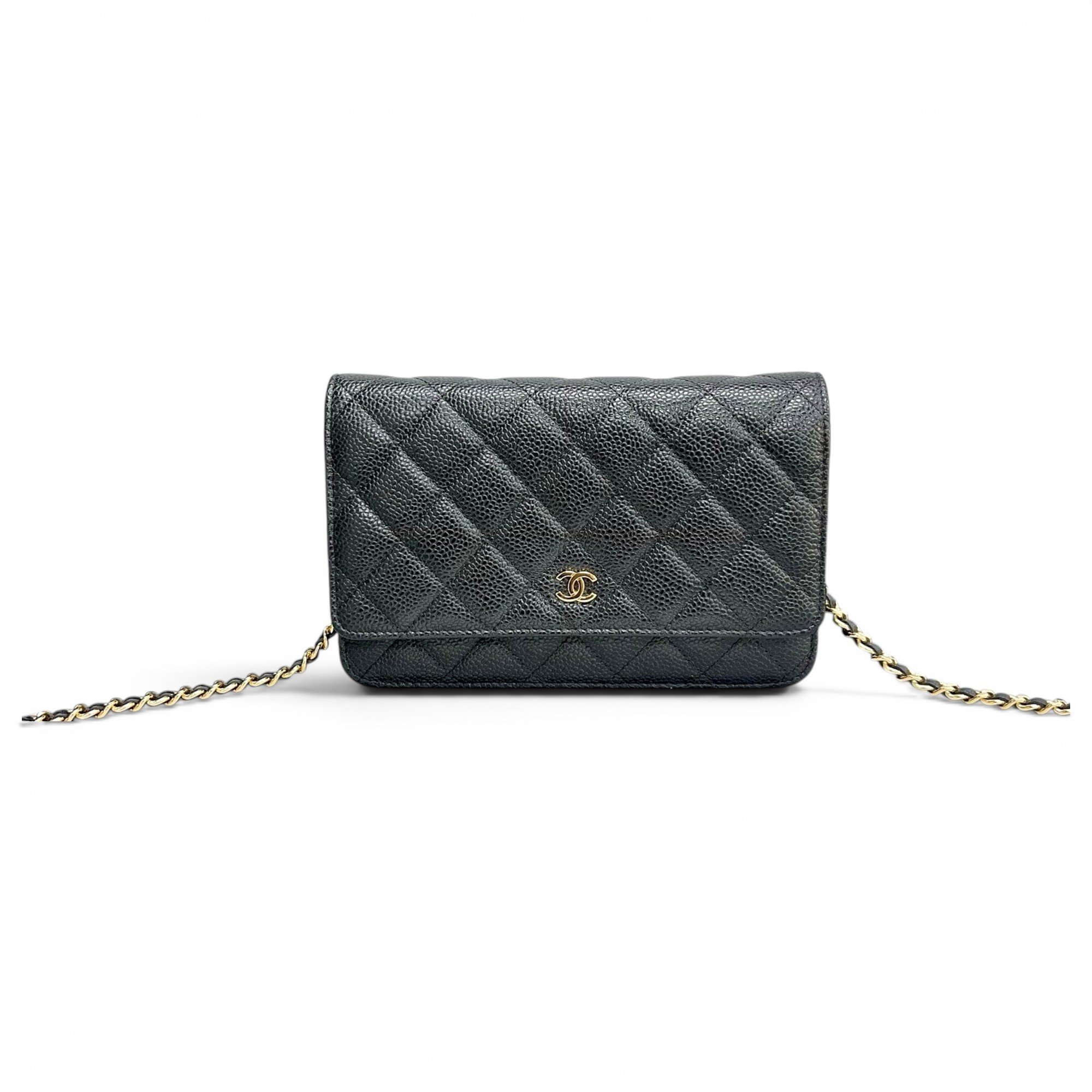 Wallet On Chain Timeless/Classique leather handbag
