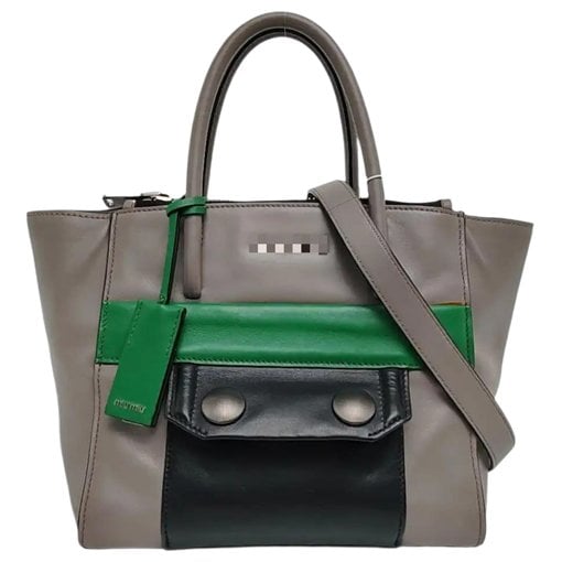 Leather handbag