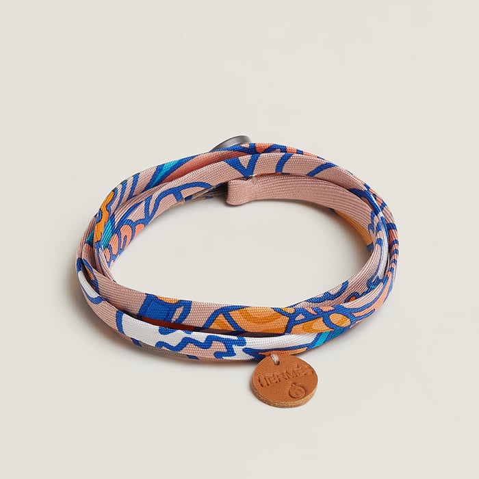 Random Double Tour Silk Bracelet