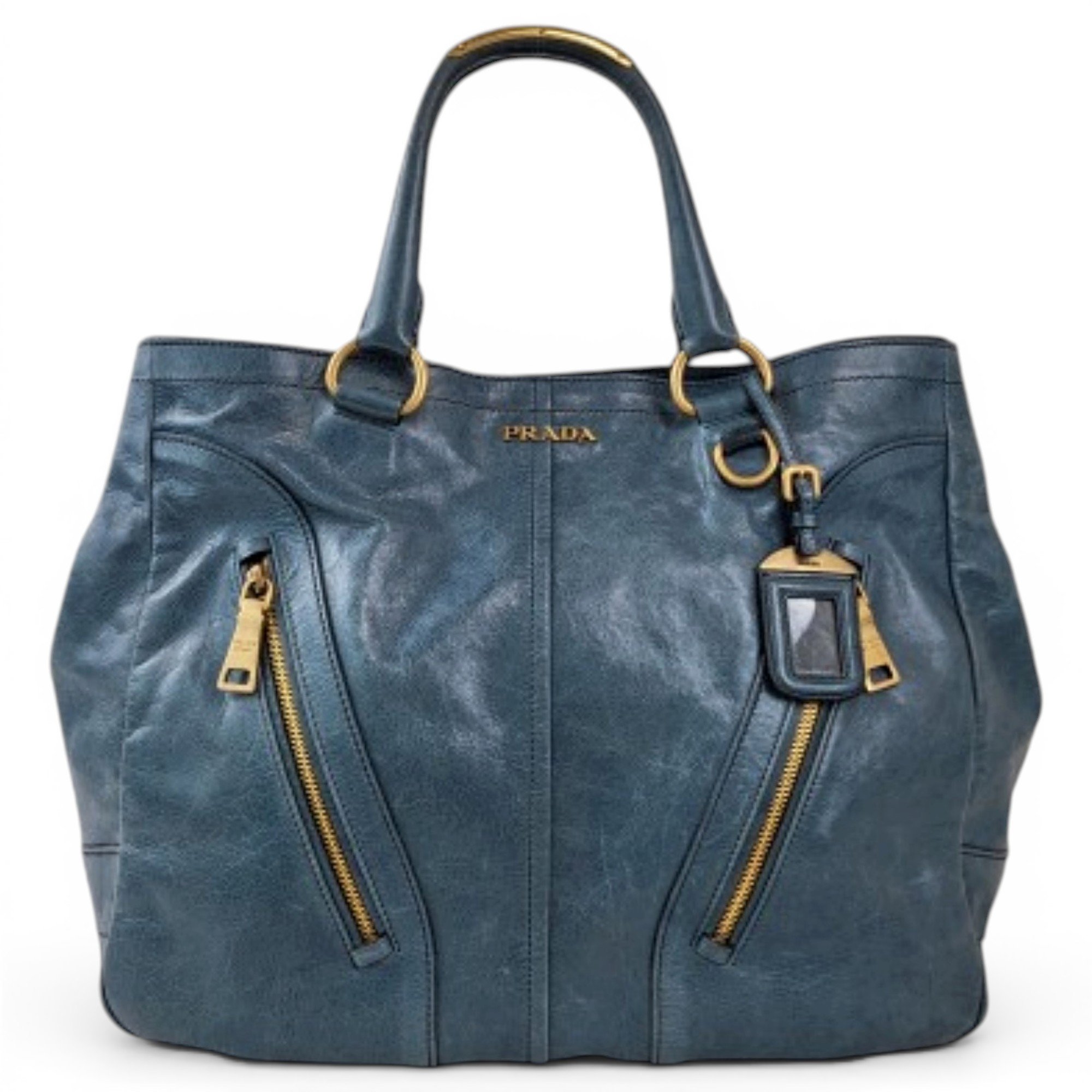 Leather tote