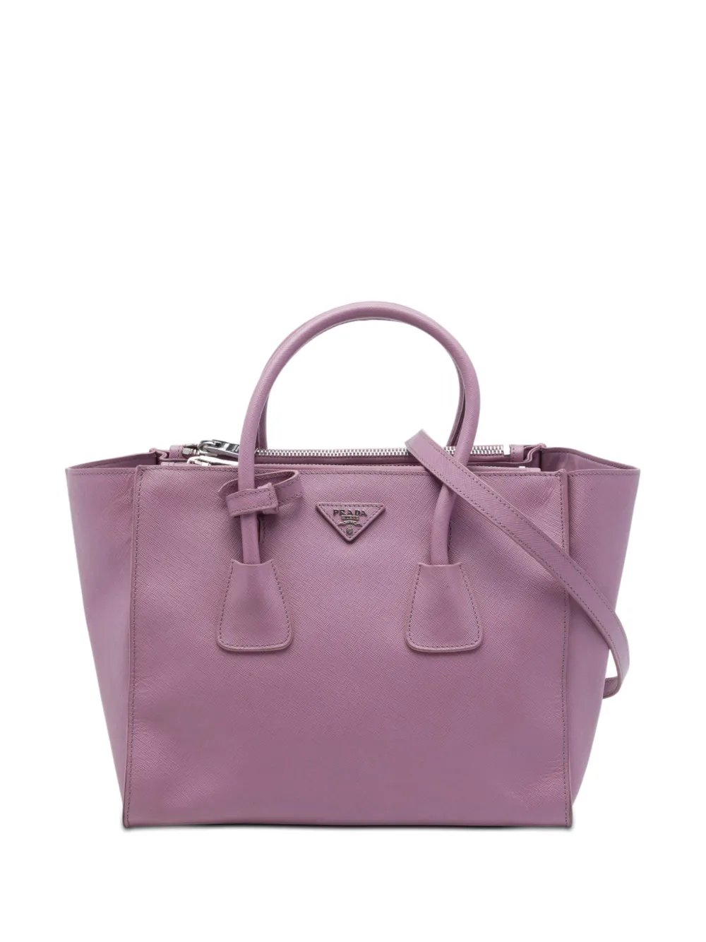 2010-2026 Medium Saffiano Twin Pocket satchel