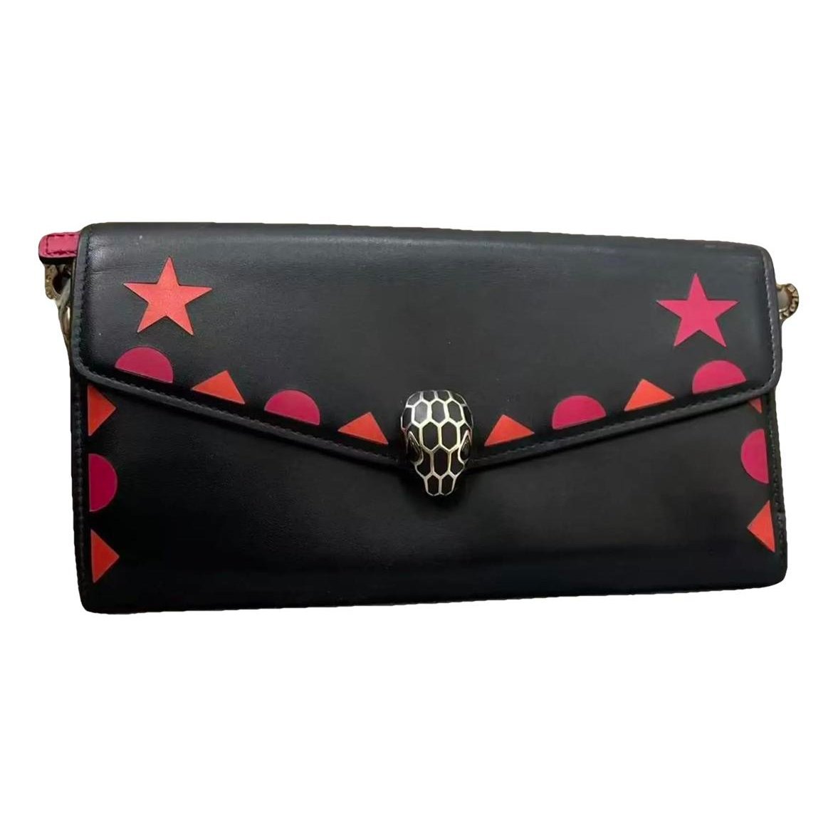 Serpenti leather handbag