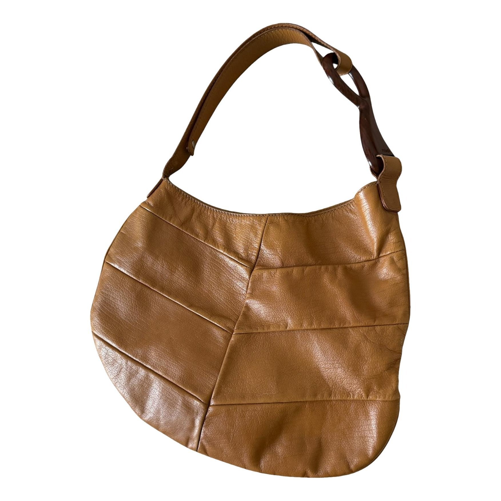Oyster leather handbag