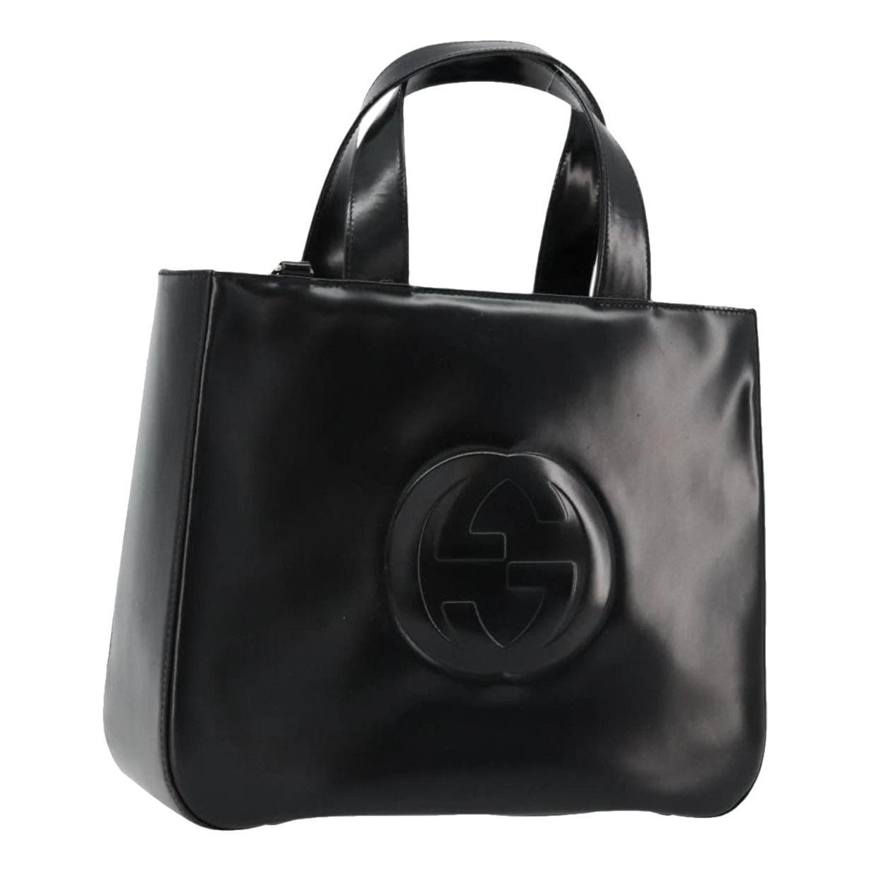 Patent leather handbag