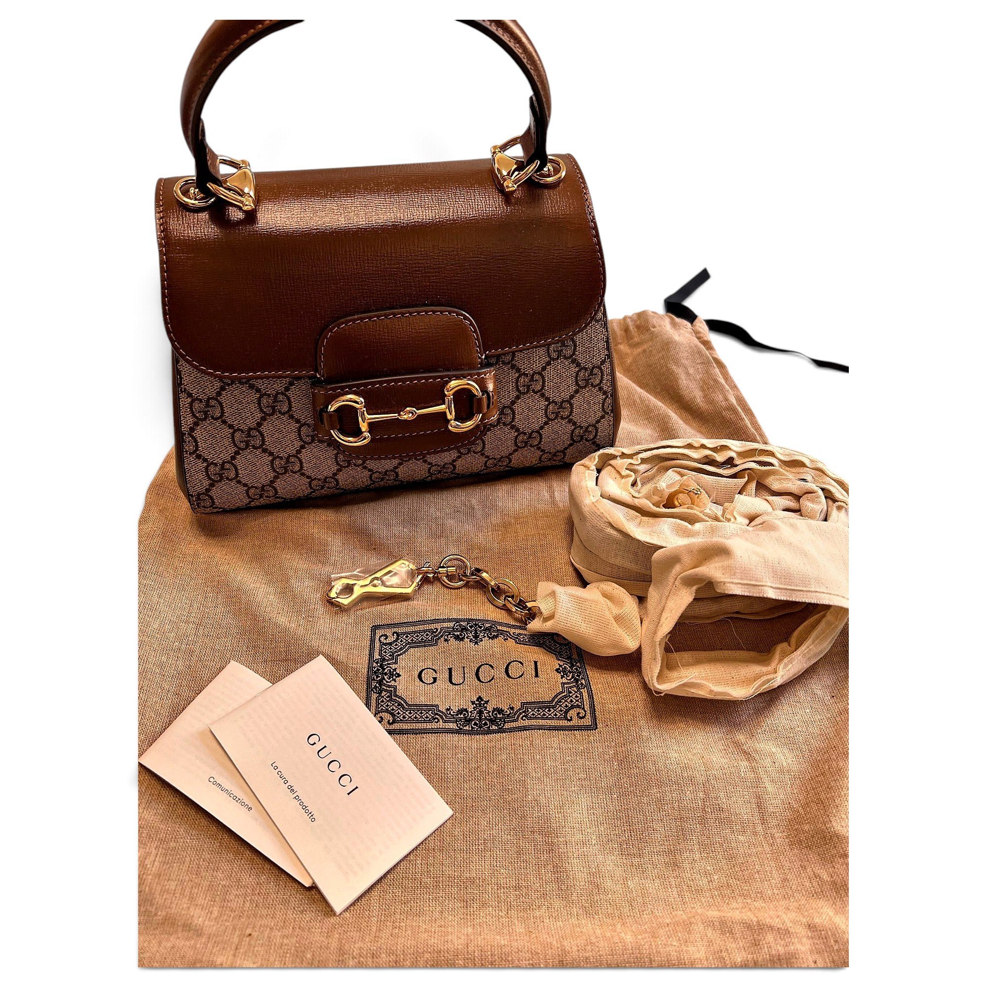 Horsebit 1955 leather handbag