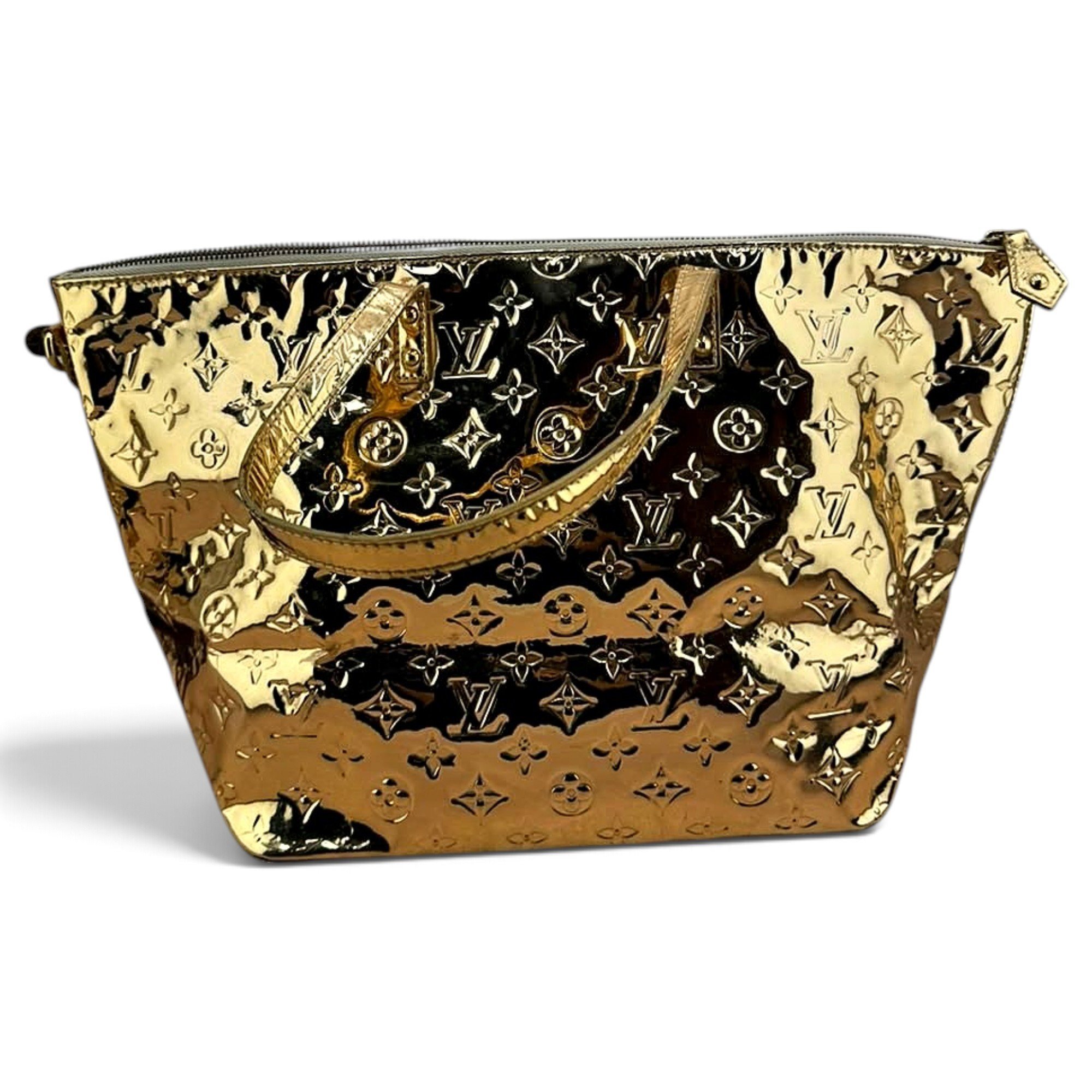 Patent leather tote