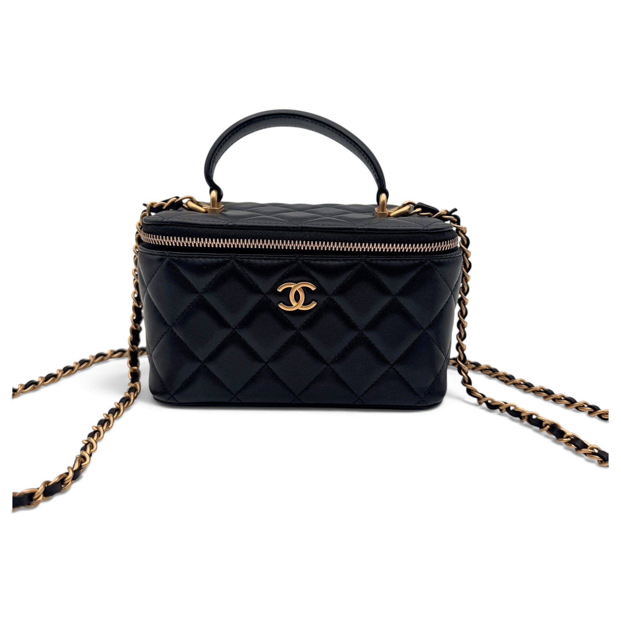 Chanel Trendy CC Vanity leather handbag