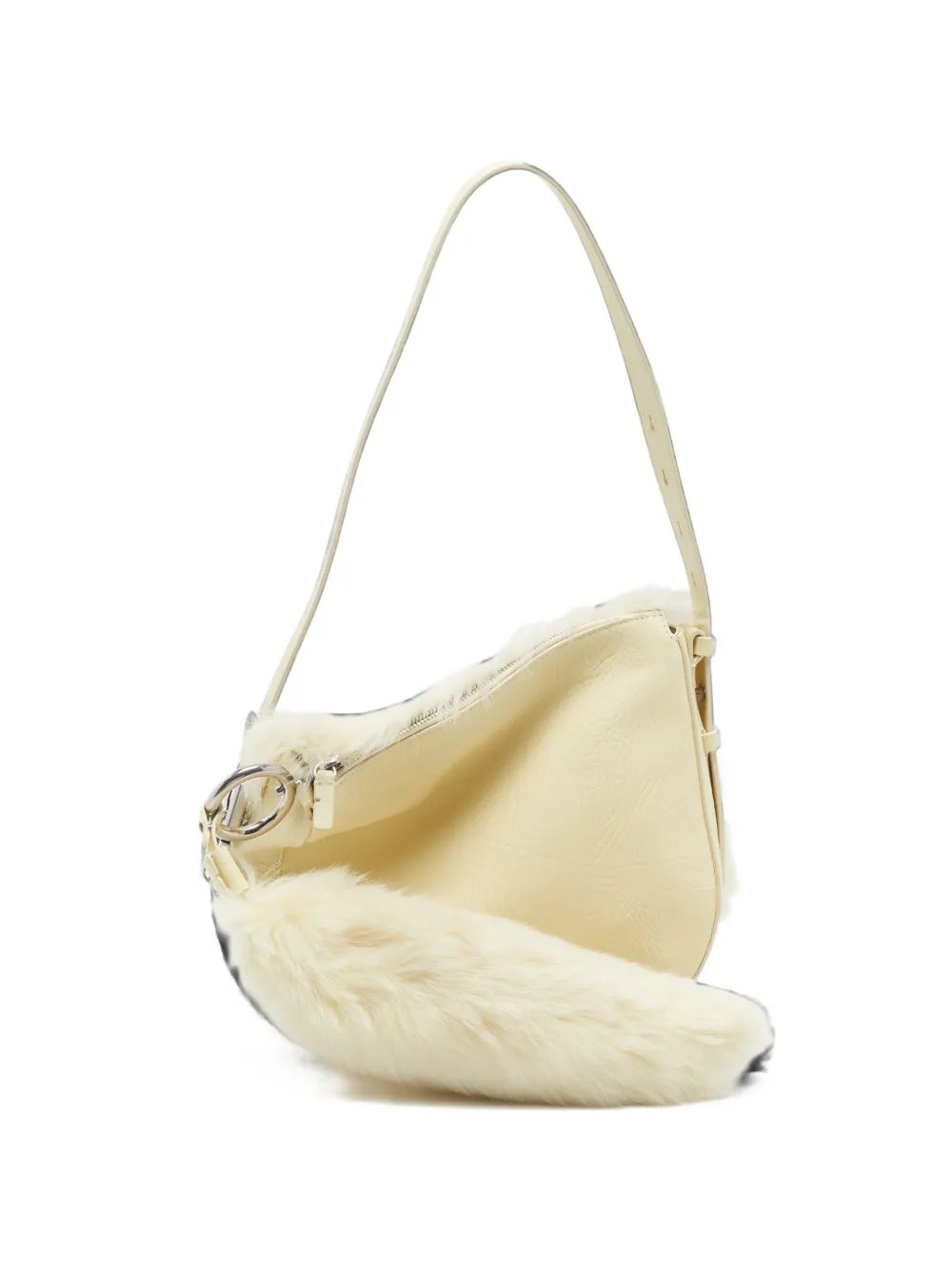 Knight shearling shoulder bag