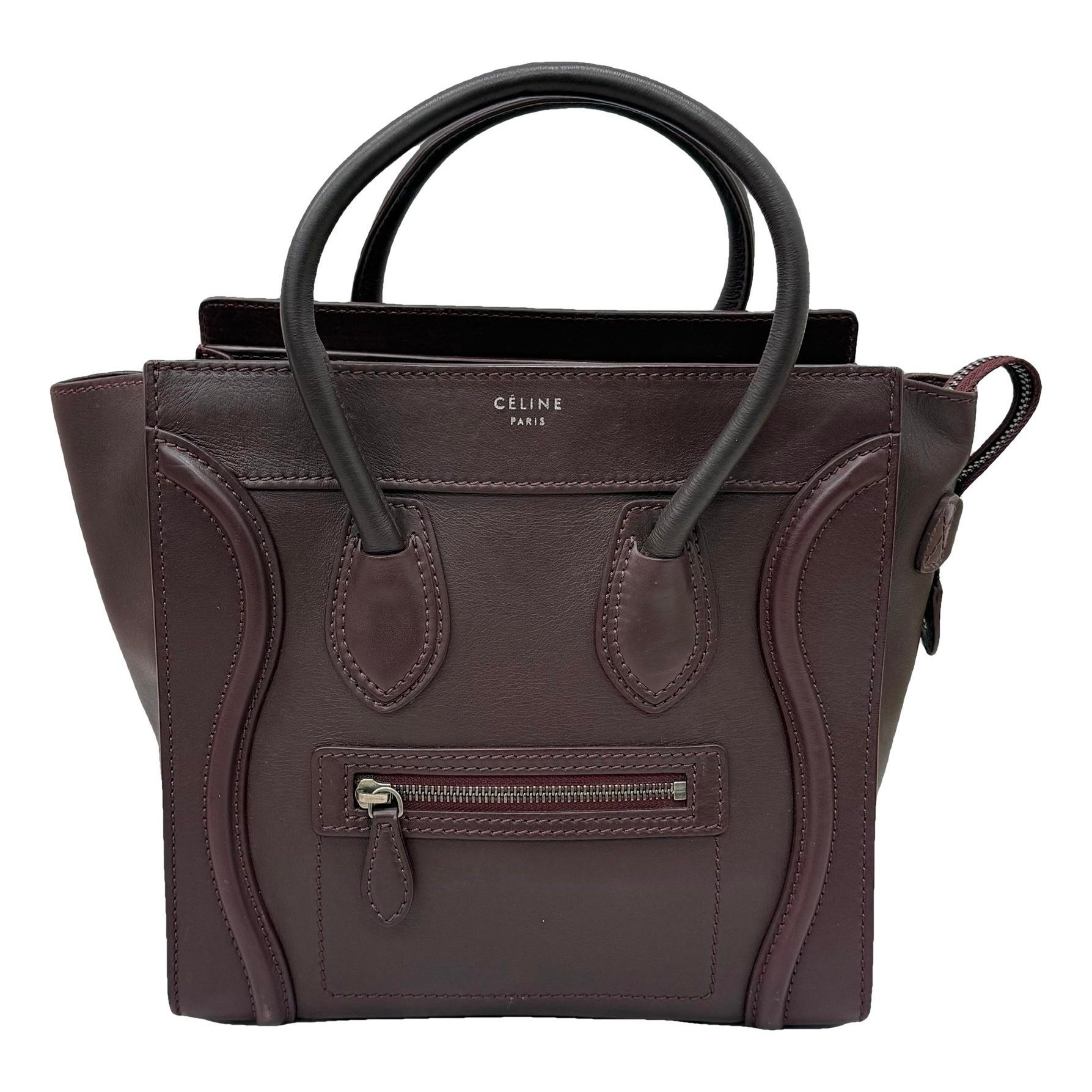 Luggage leather handbag