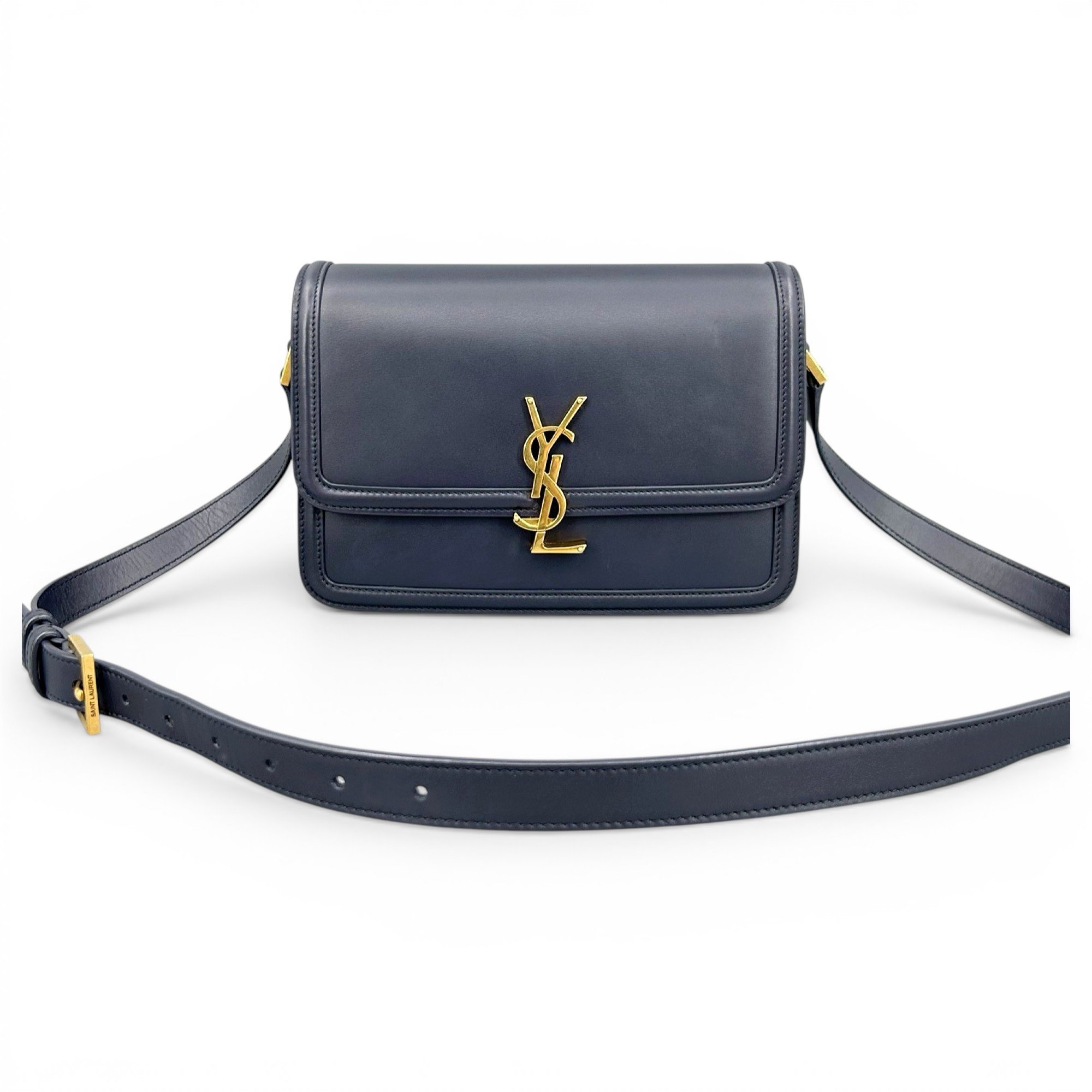 Solférino leather handbag