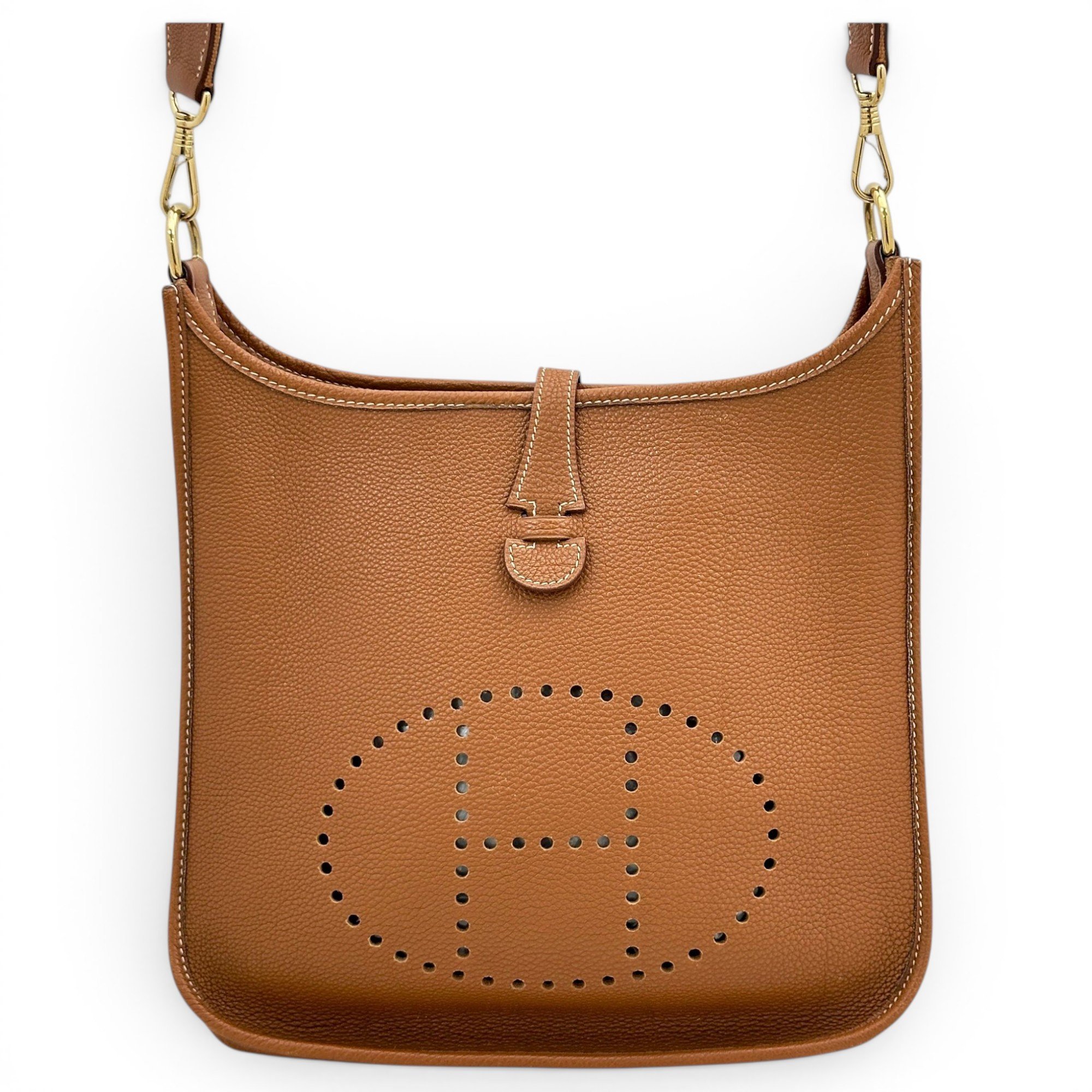 Mini Evelyne leather handbag