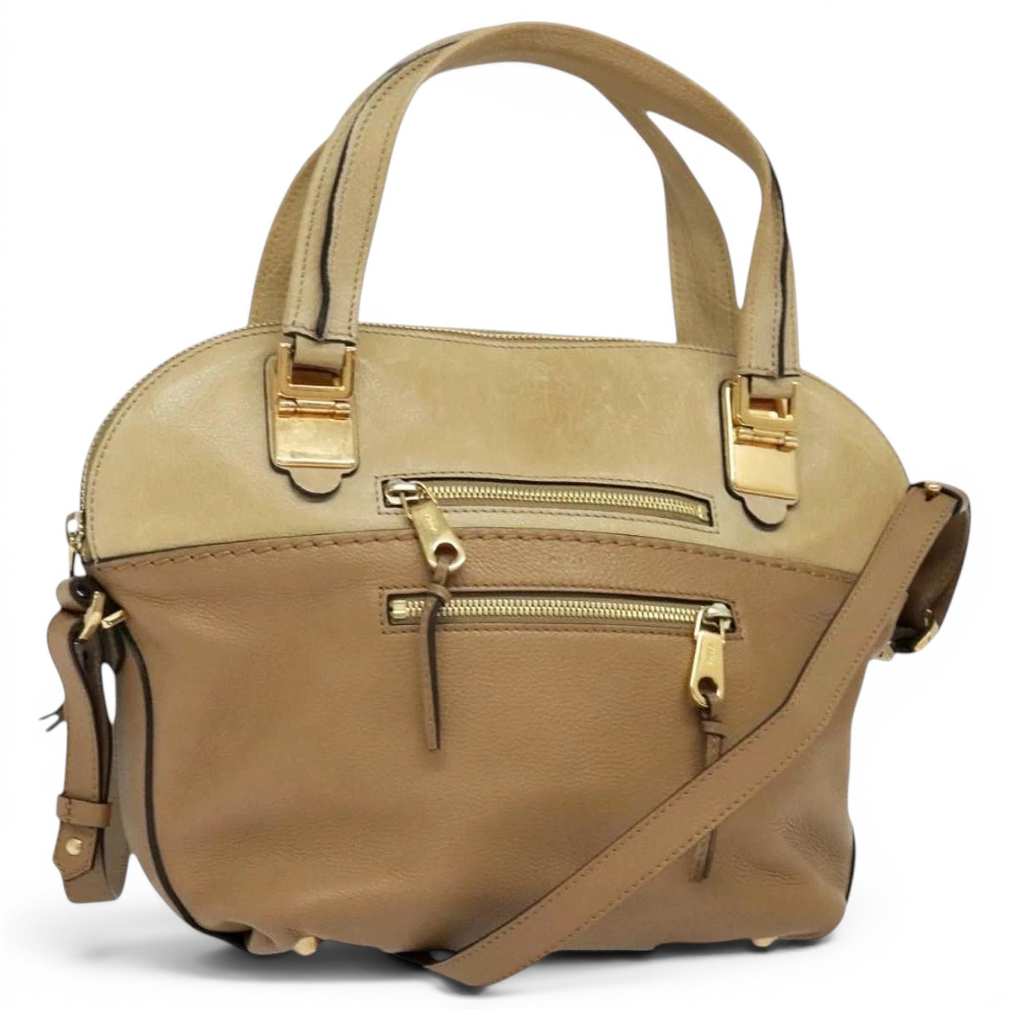 Leather handbag