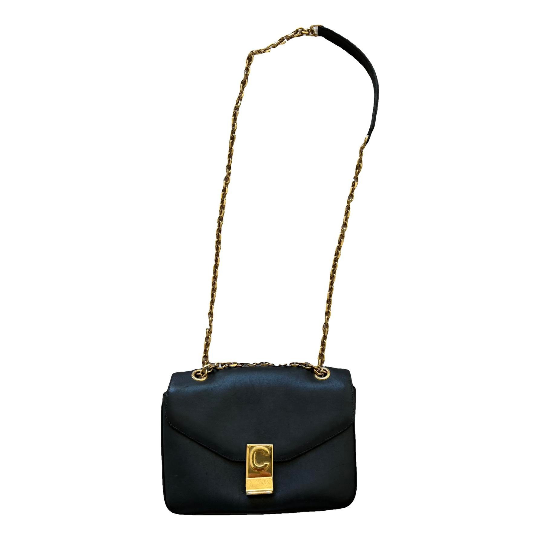 C bag leather crossbody bag