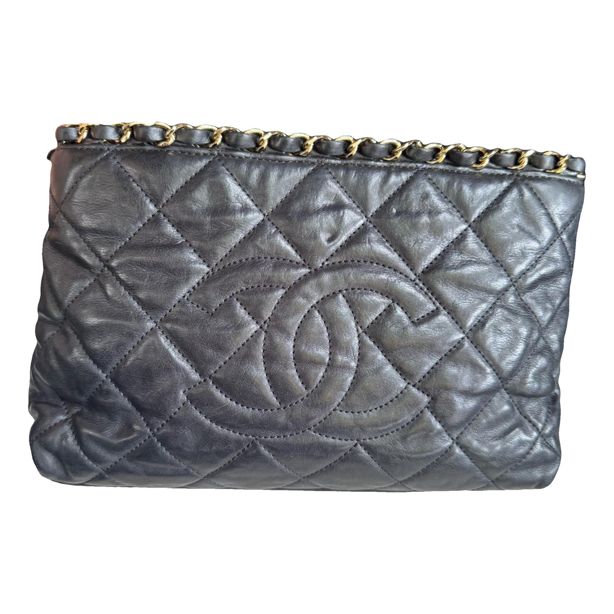 Leather tote