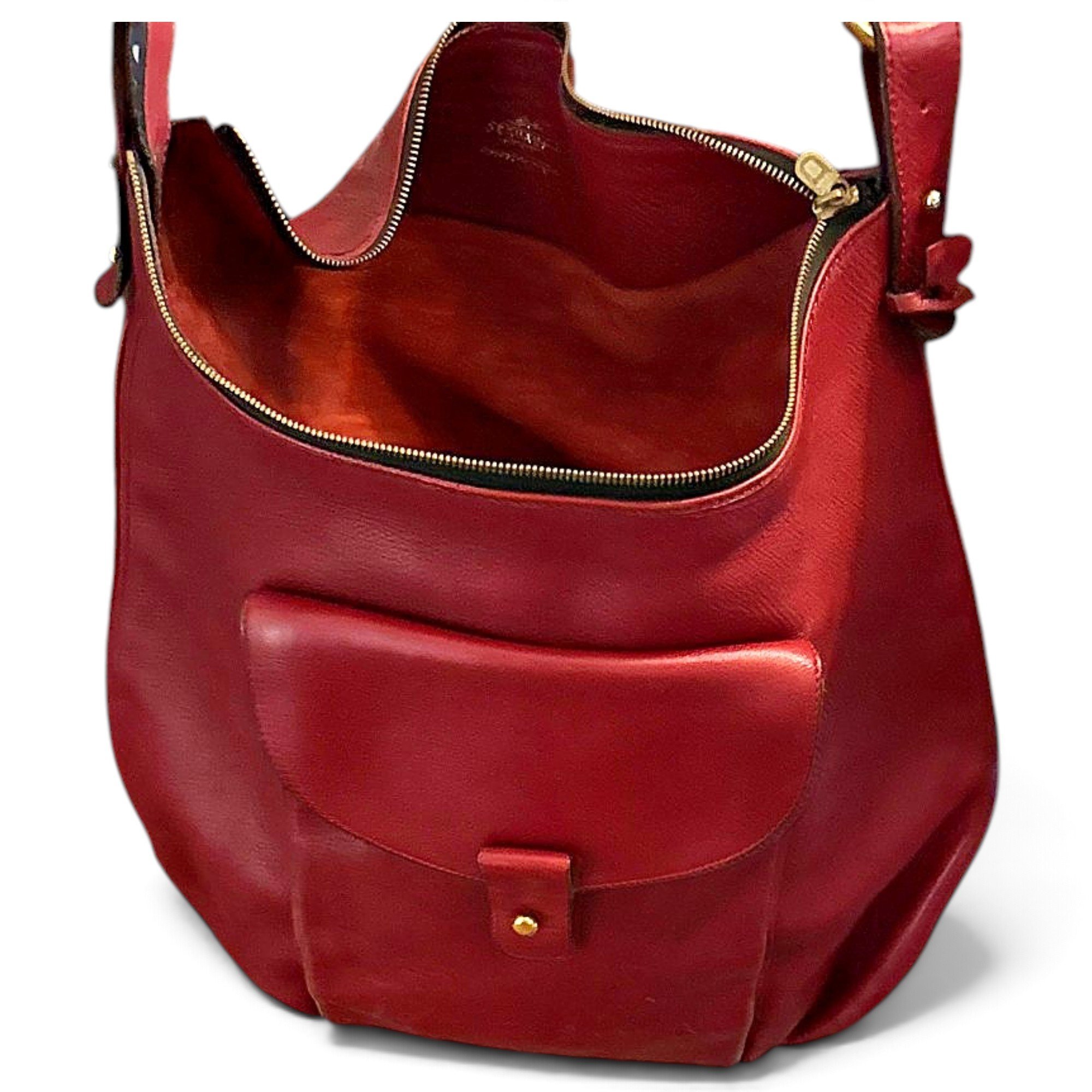 Delvaux Pin leather handbag