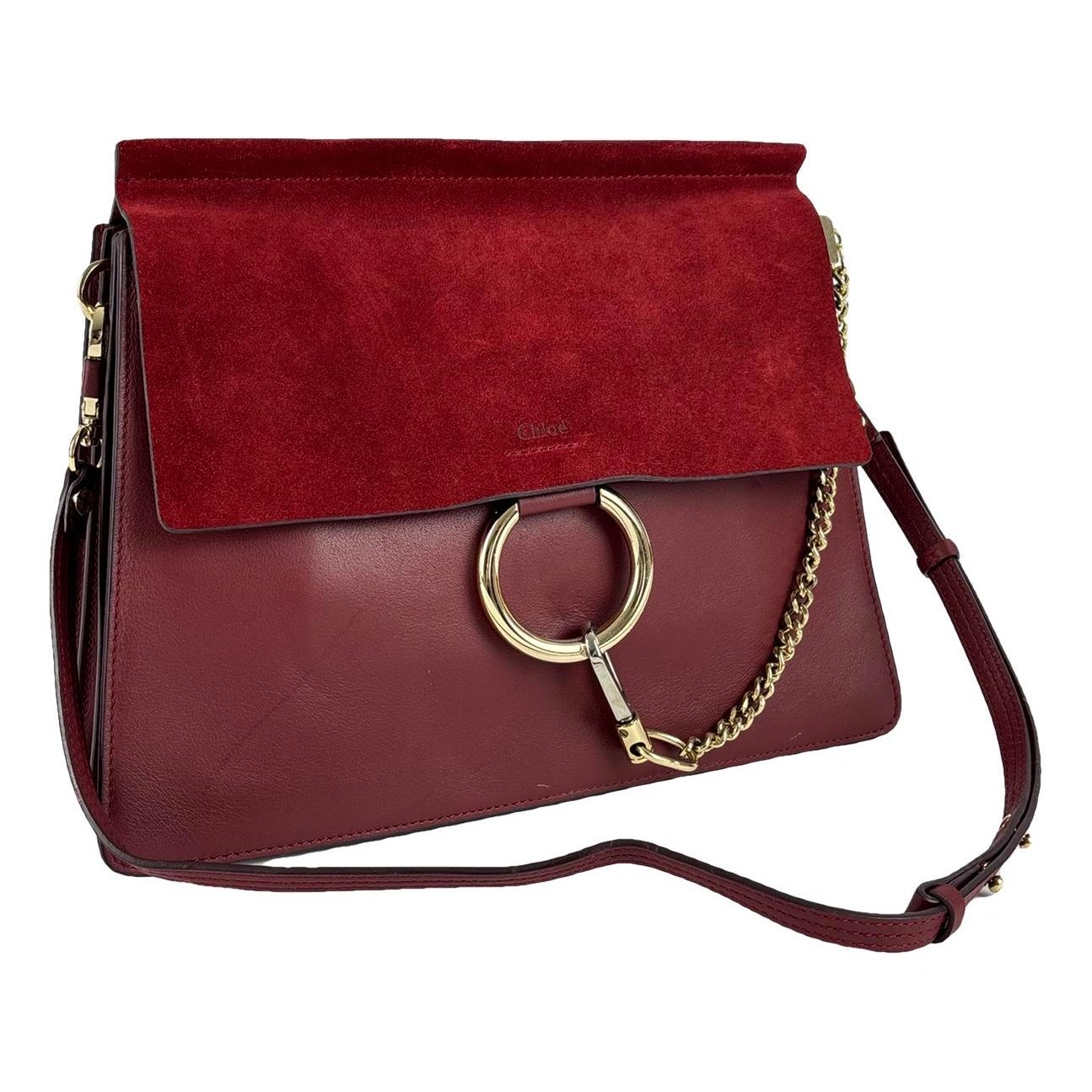 Faye leather handbag