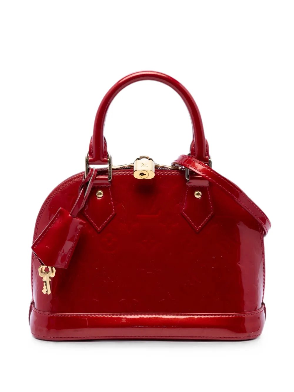 2015 Monogram Vernis Alma BB satchel