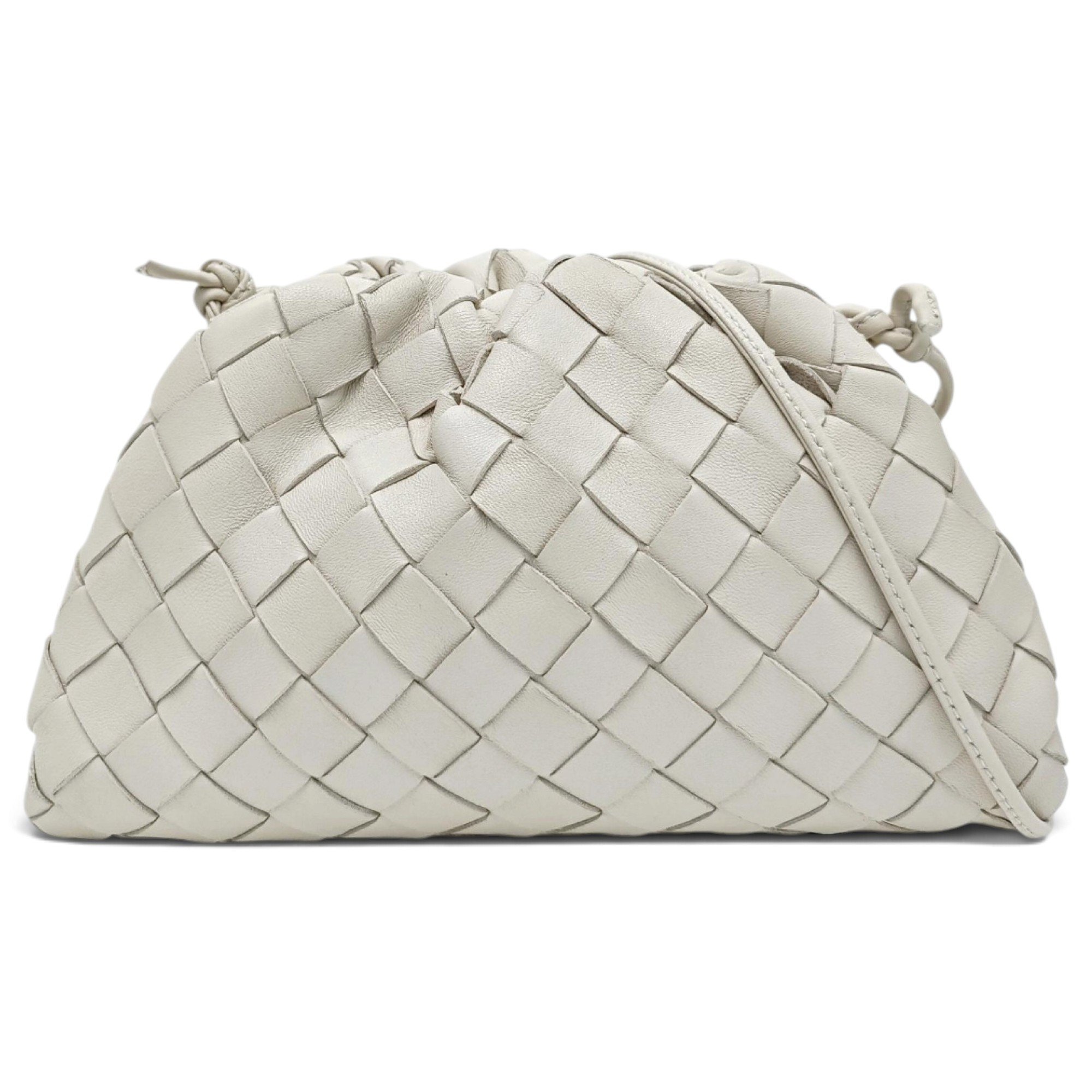 Pouch leather handbag