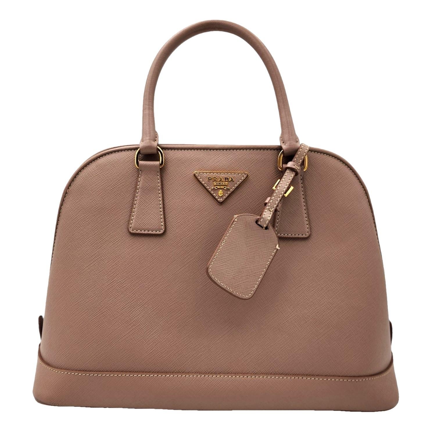Promenade leather handbag