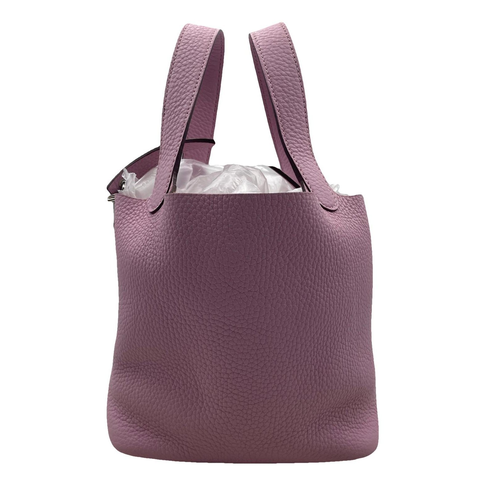 Picotin leather tote