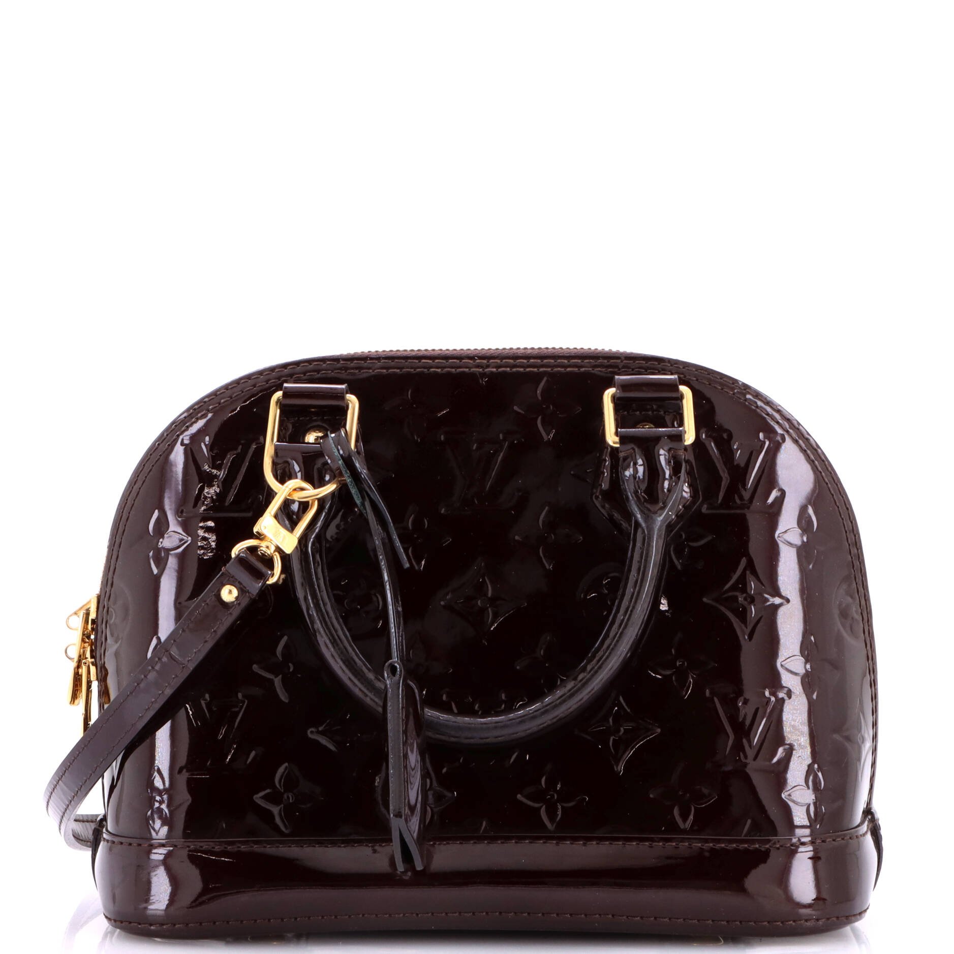 Alma Handbag Monogram Vernis BB
