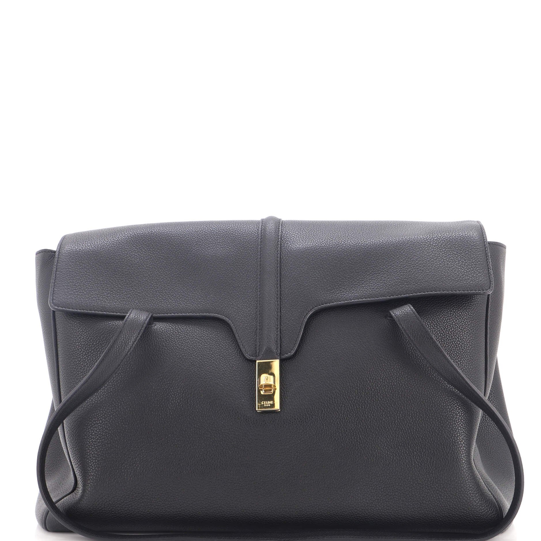 Soft 16 Bag Grained Calfskin Large