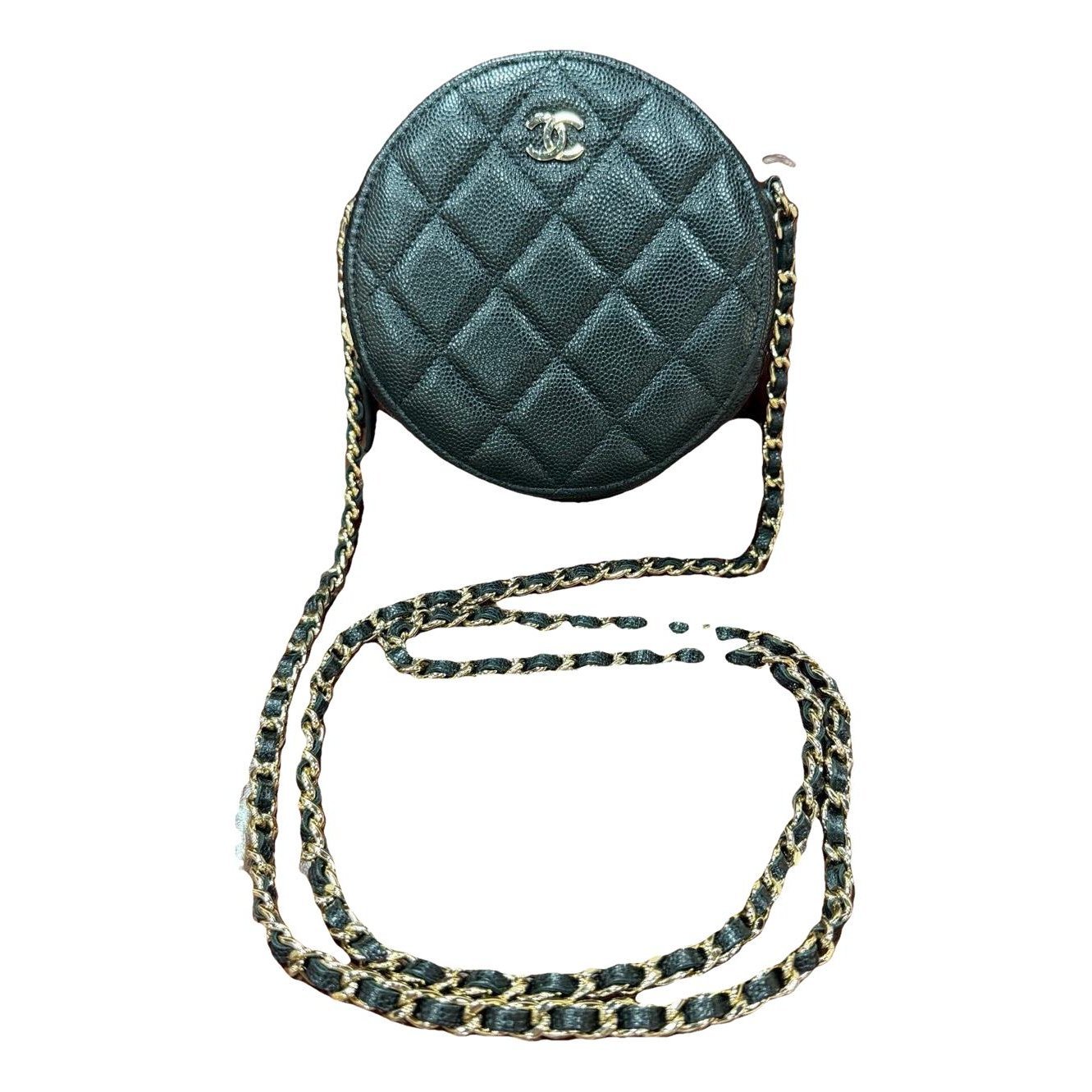 Vanity leather handbag