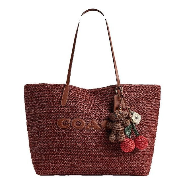 Leather tote