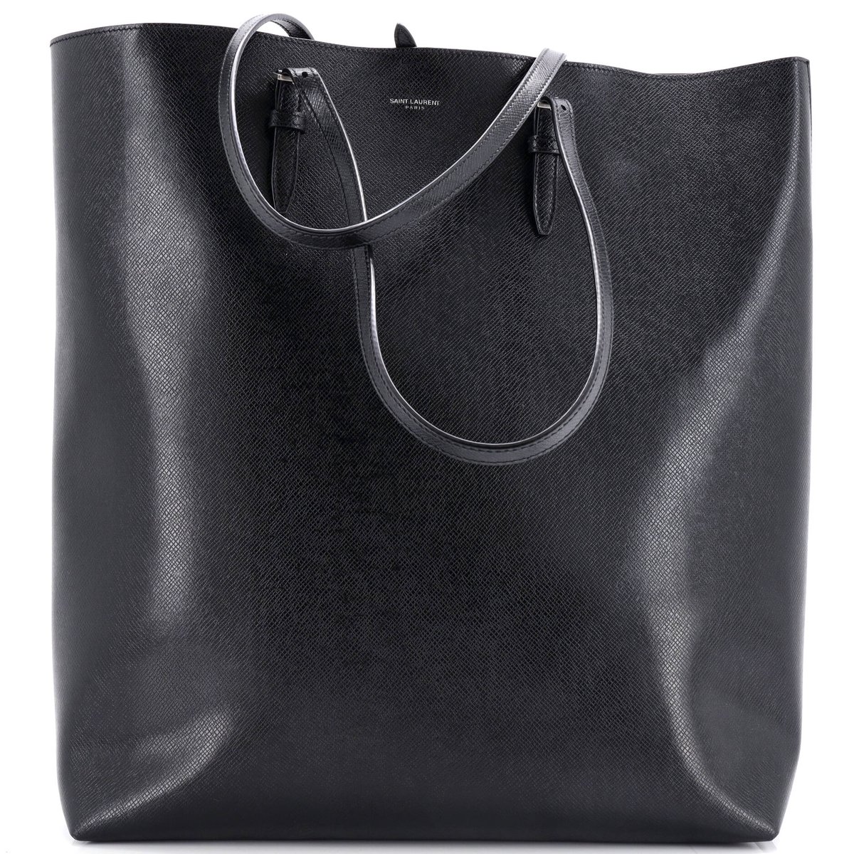 Saint Laurent Belted Open Tote Leather
