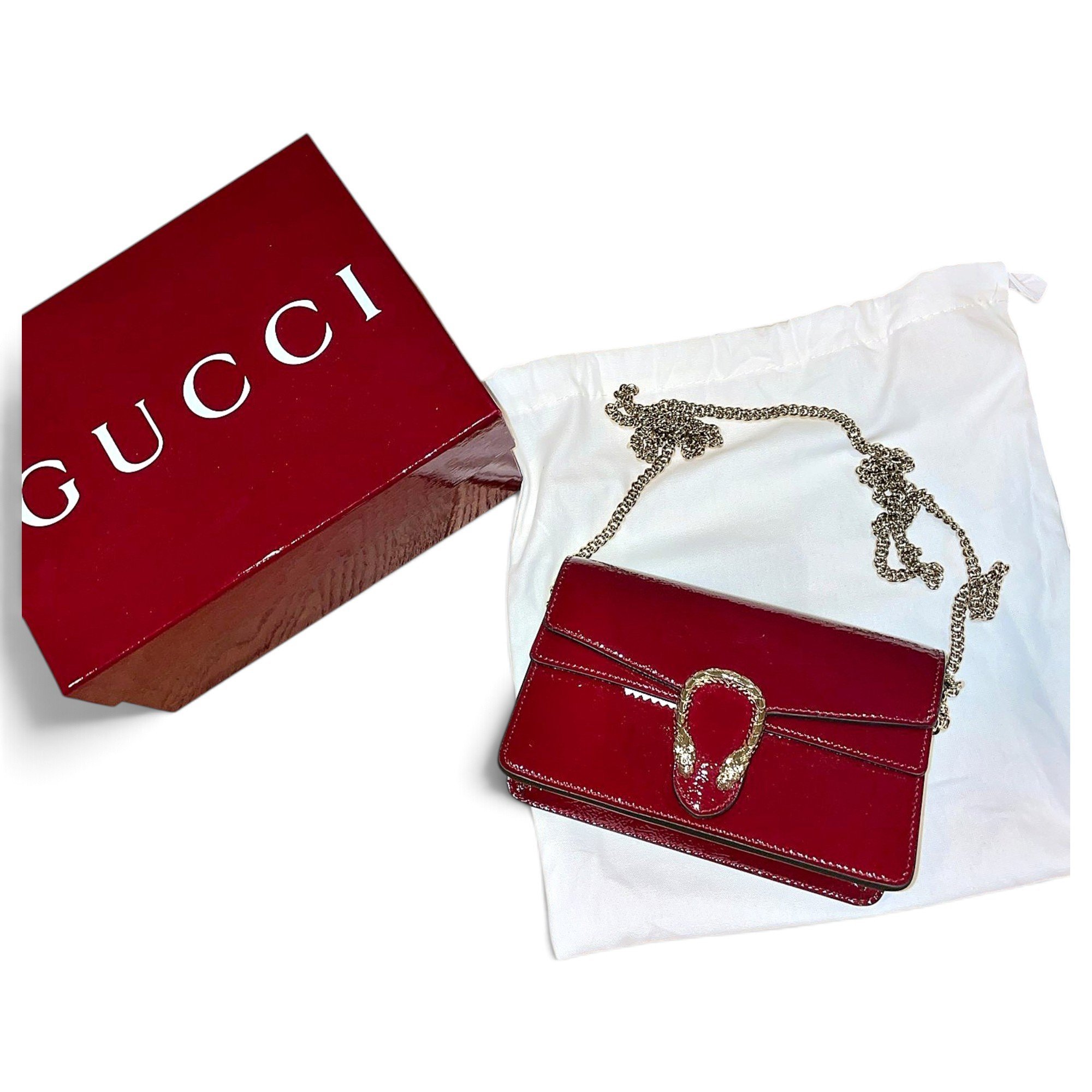 Dionysus patent leather handbag